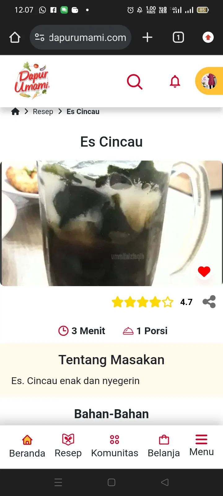 Es cincau