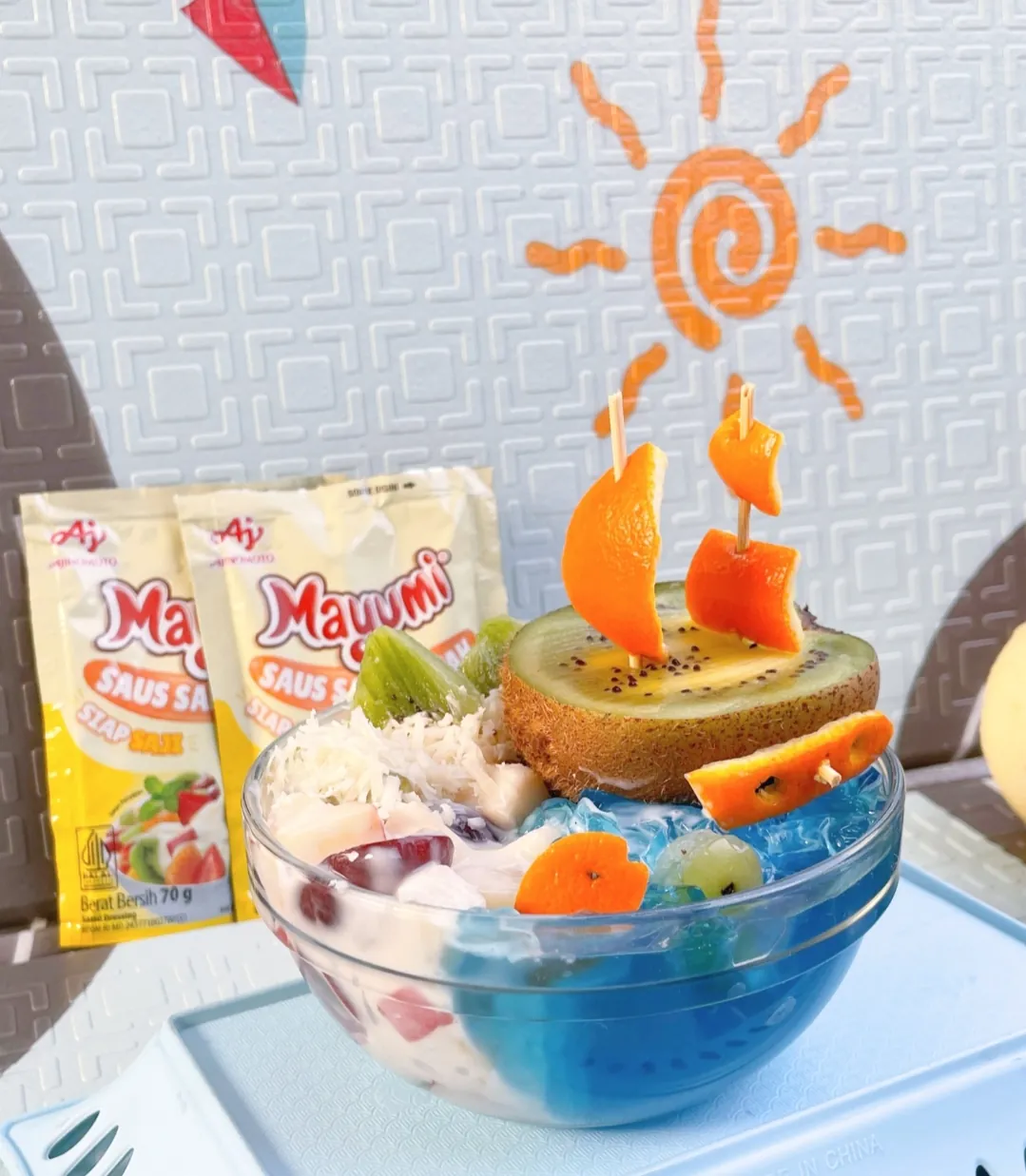 Recook Salad Buah Happy Mayumi® ala Mami Abe