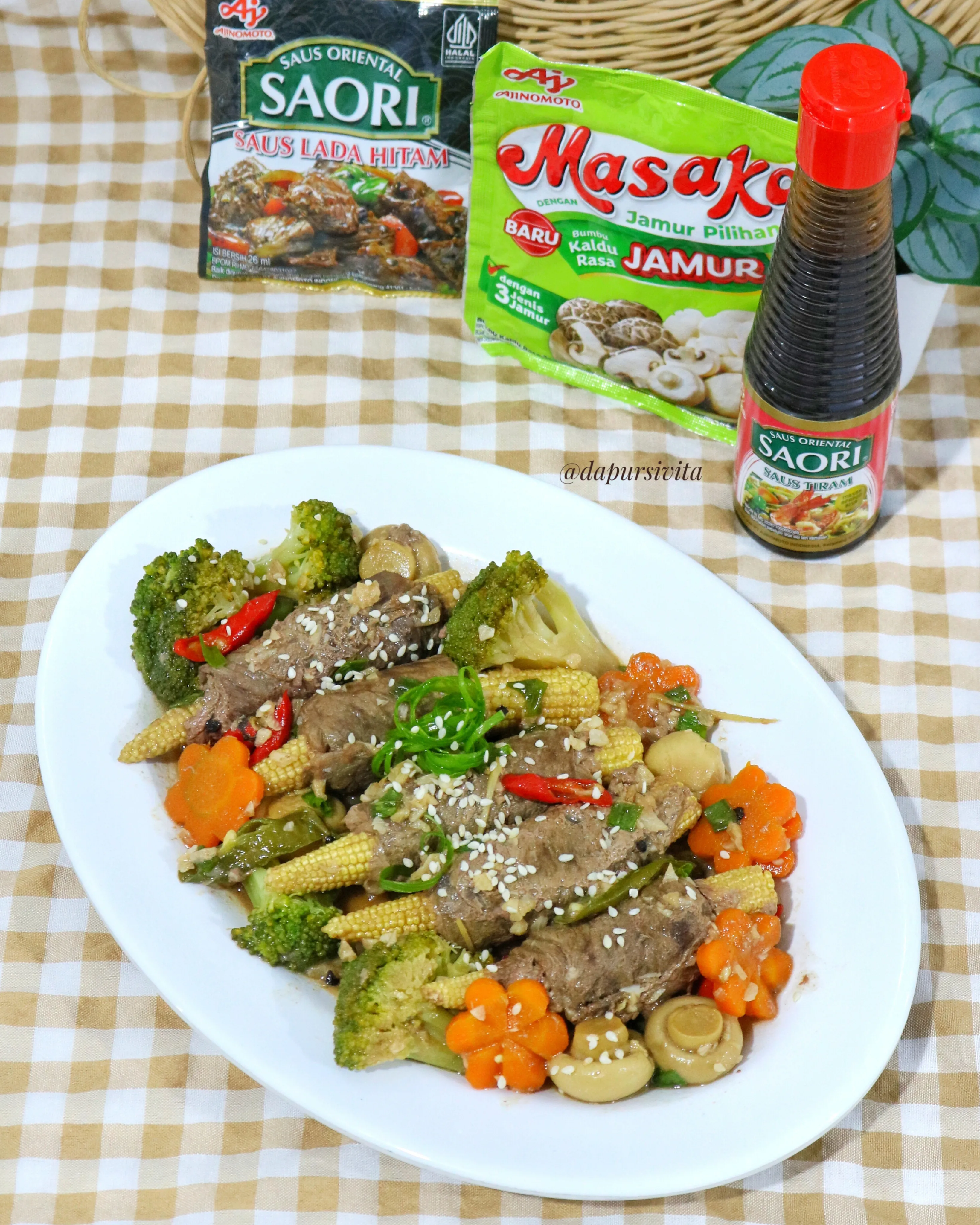 Recook Tumis Daging Cah Brokoli Ala Mami Shireen