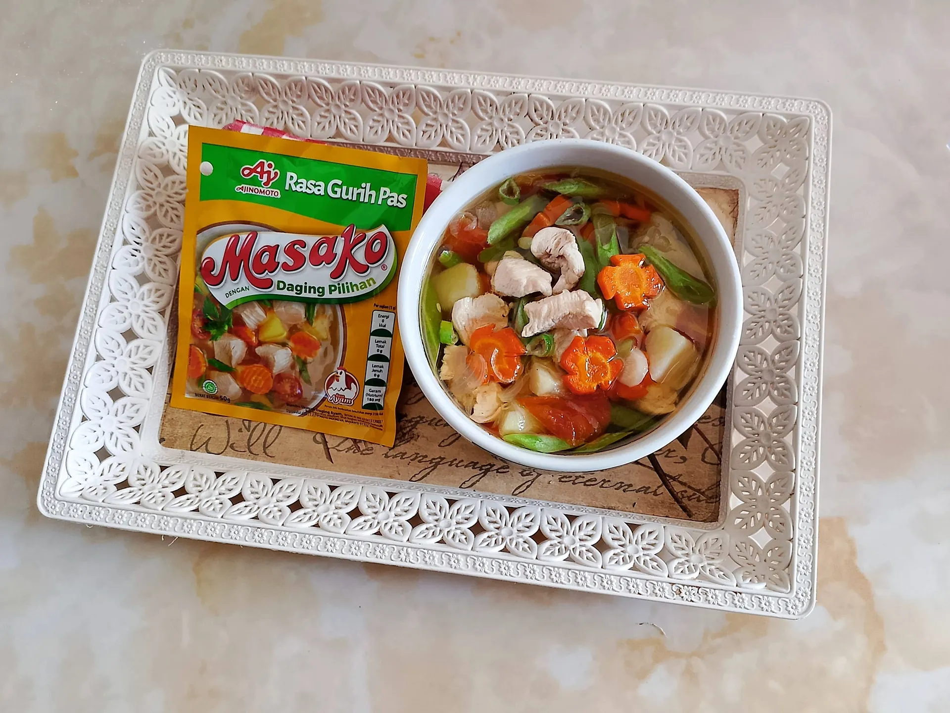 Recook Sup Ayam Buncis ala Masako®