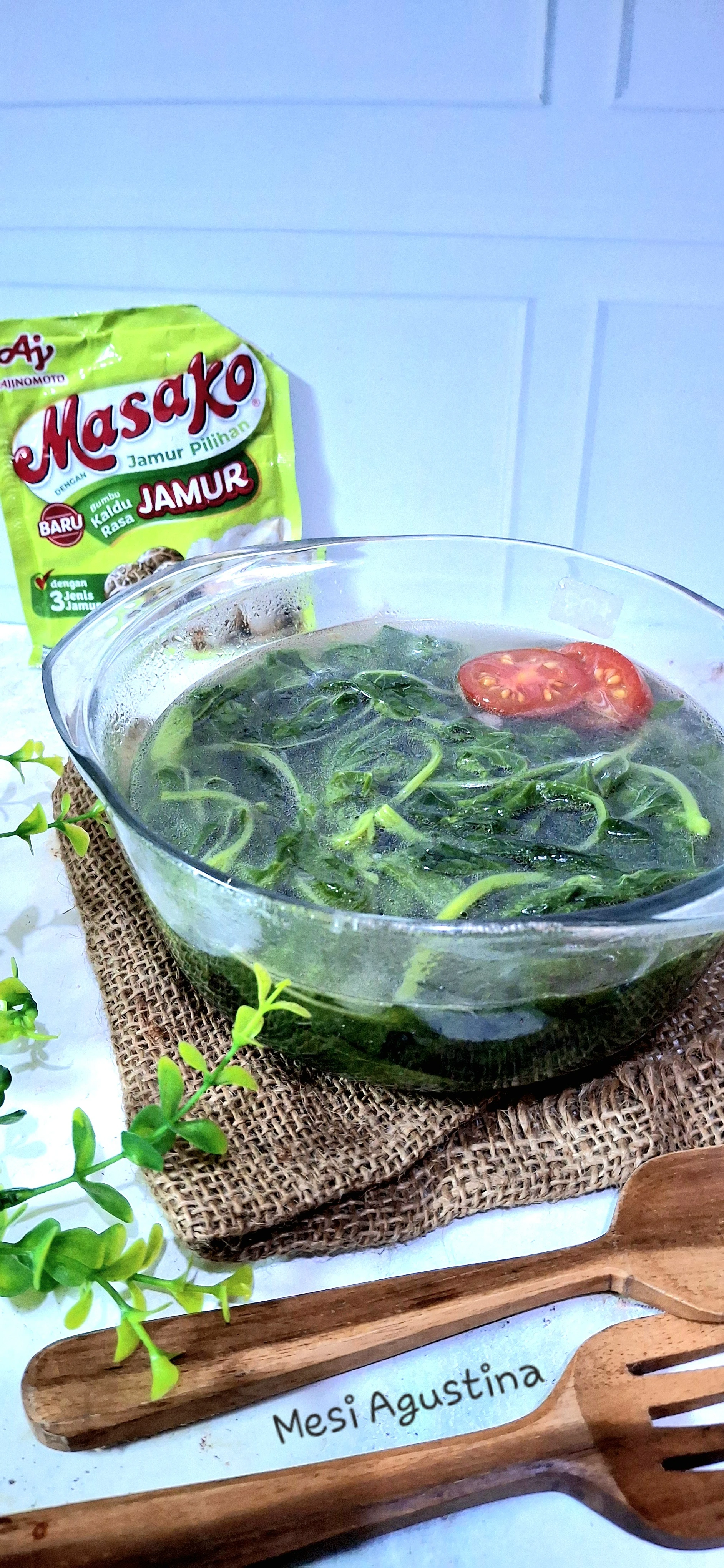 Recook Sayur Bayam Ala AJI-NO-MOTO®