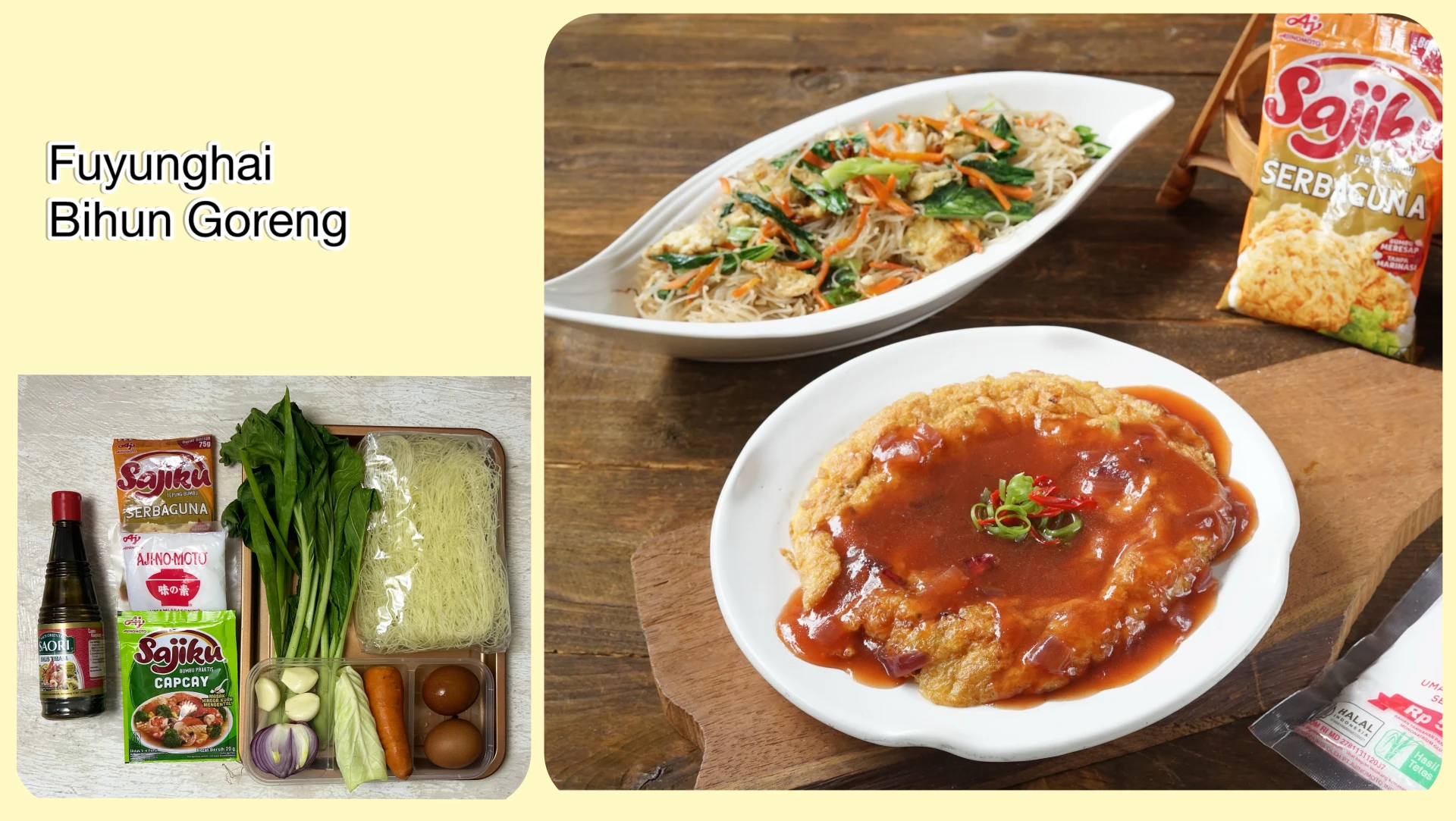 Fuyunghai dan Bihun Goreng