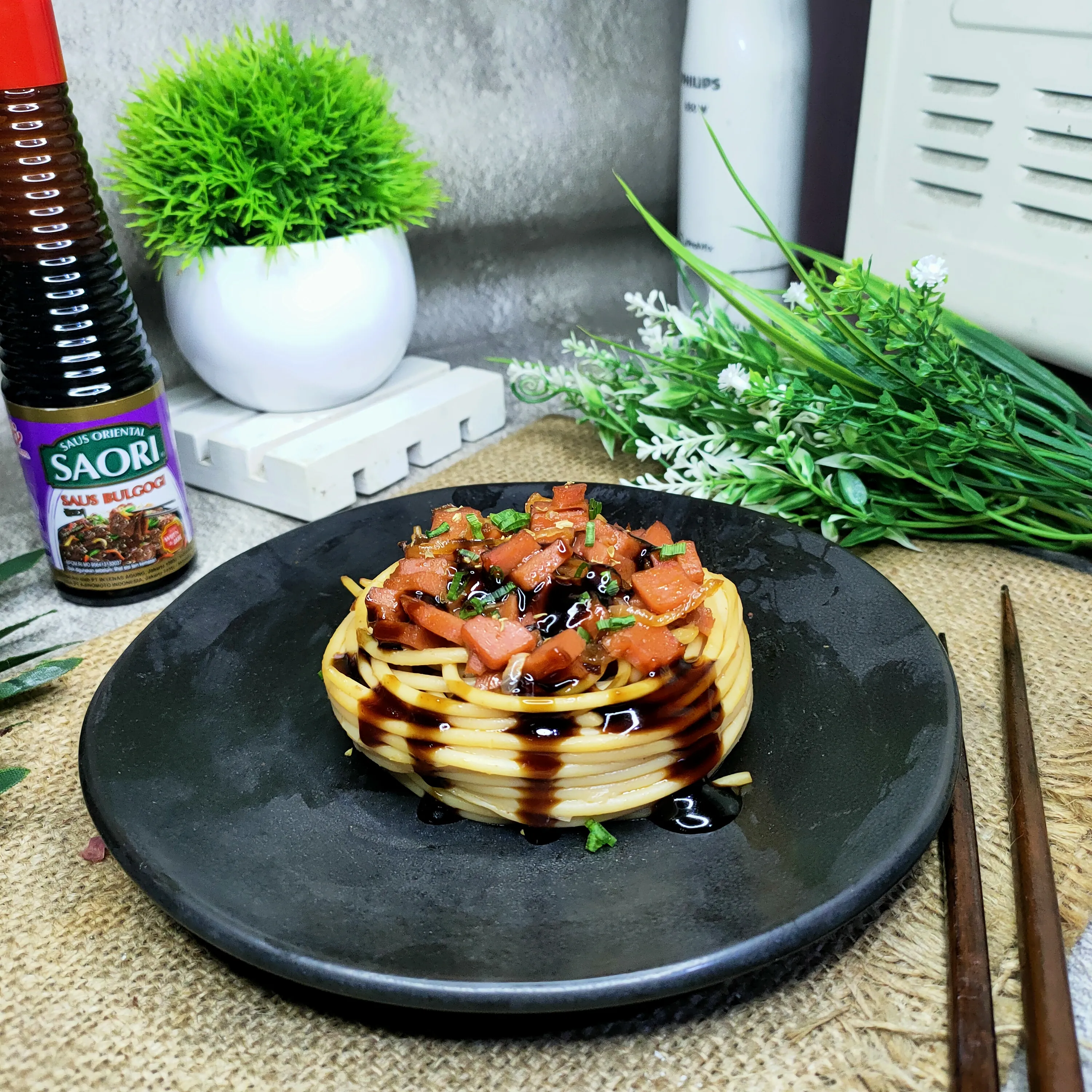 Ikut challenge saori saus bulgogi