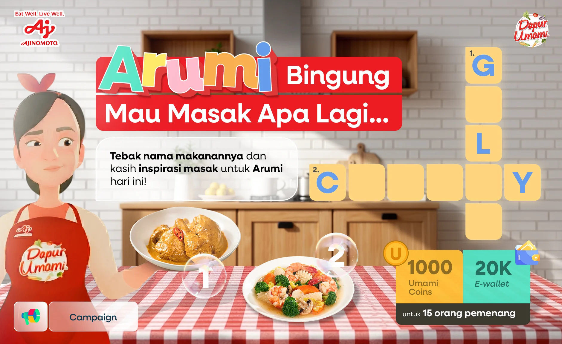 Jurnal Umami Quiz: Arumi Bingung Mau Masak Apa Lagi 🍽️✨