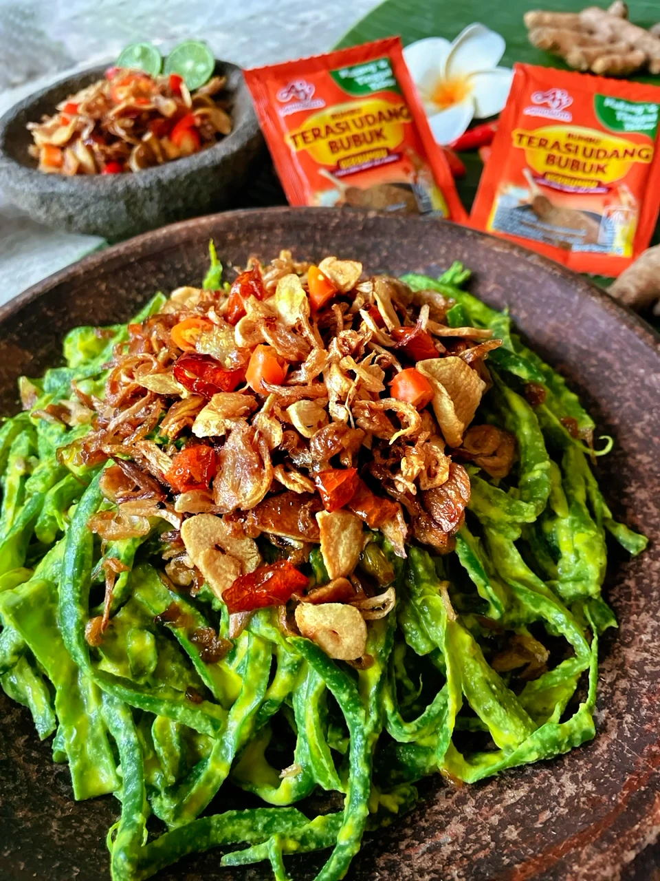 Kacang Panjang Sambal Embe Terasi #EksploRasi