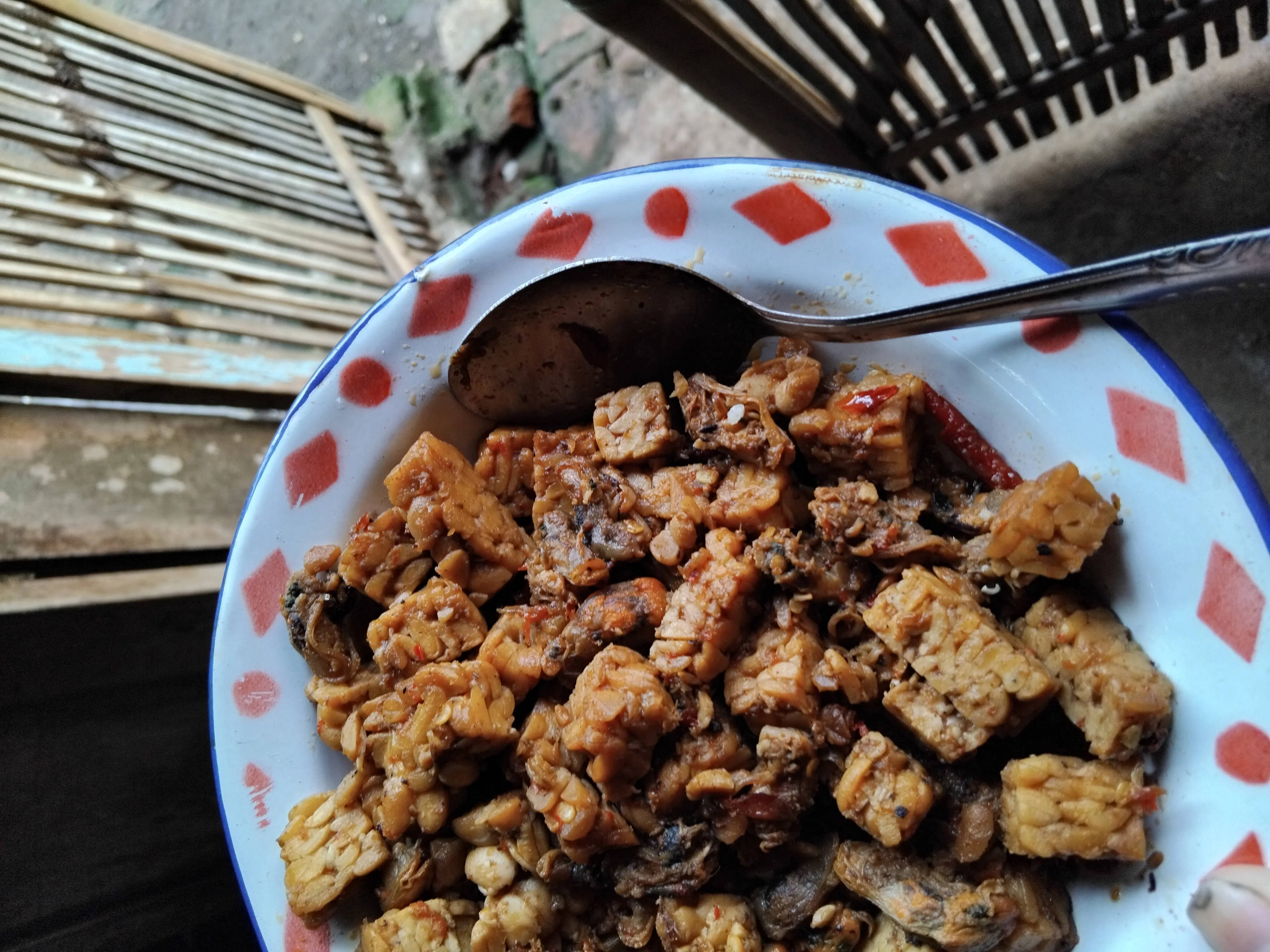 Kerang dan tempe kecap saori