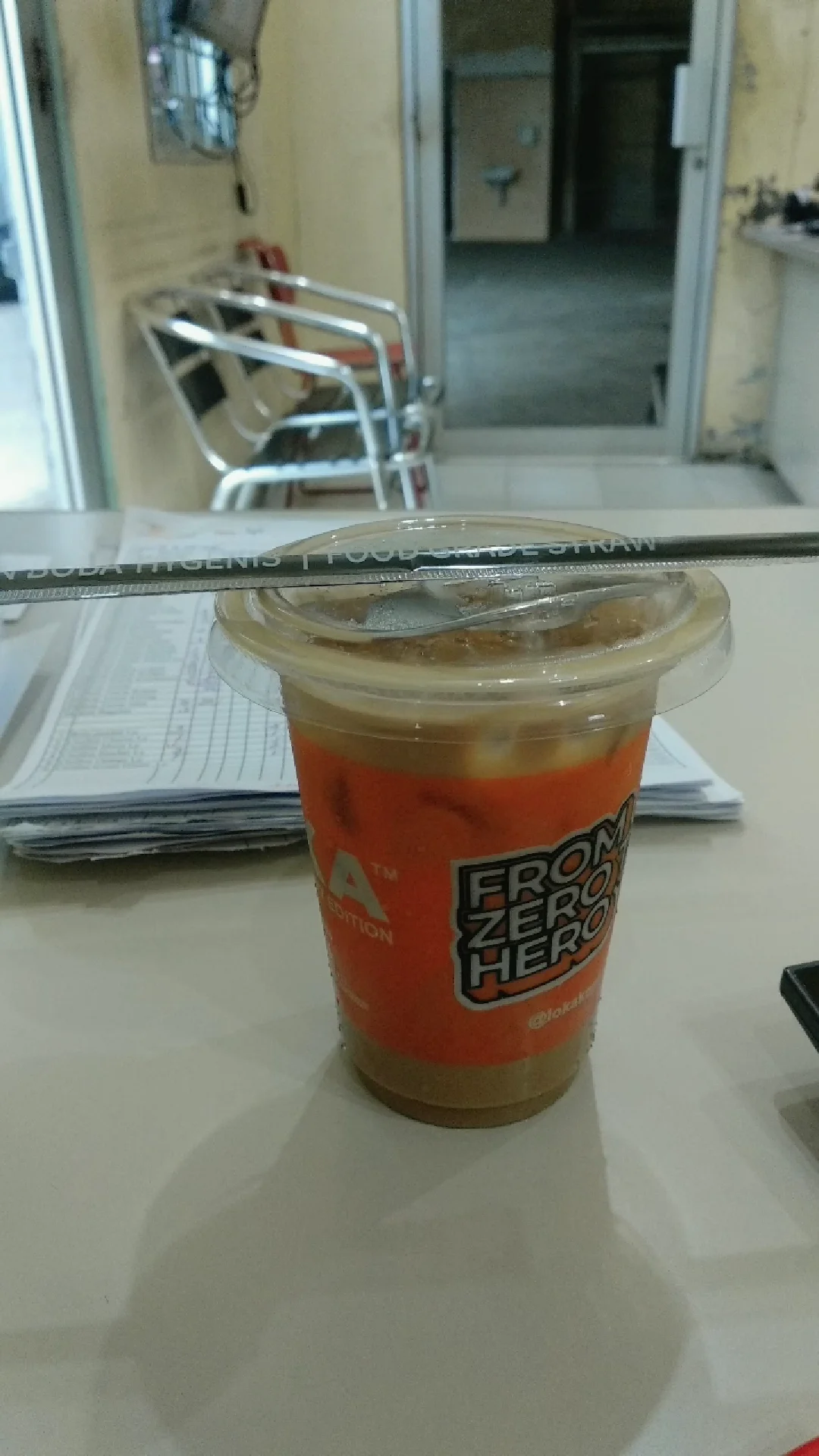 Kerja santai bersama coffee
