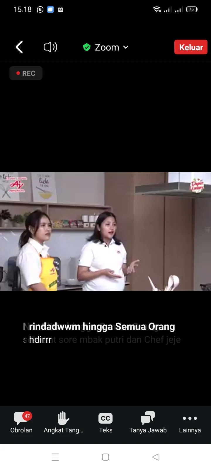 Keseruan Diamasak bareng chef Jeje