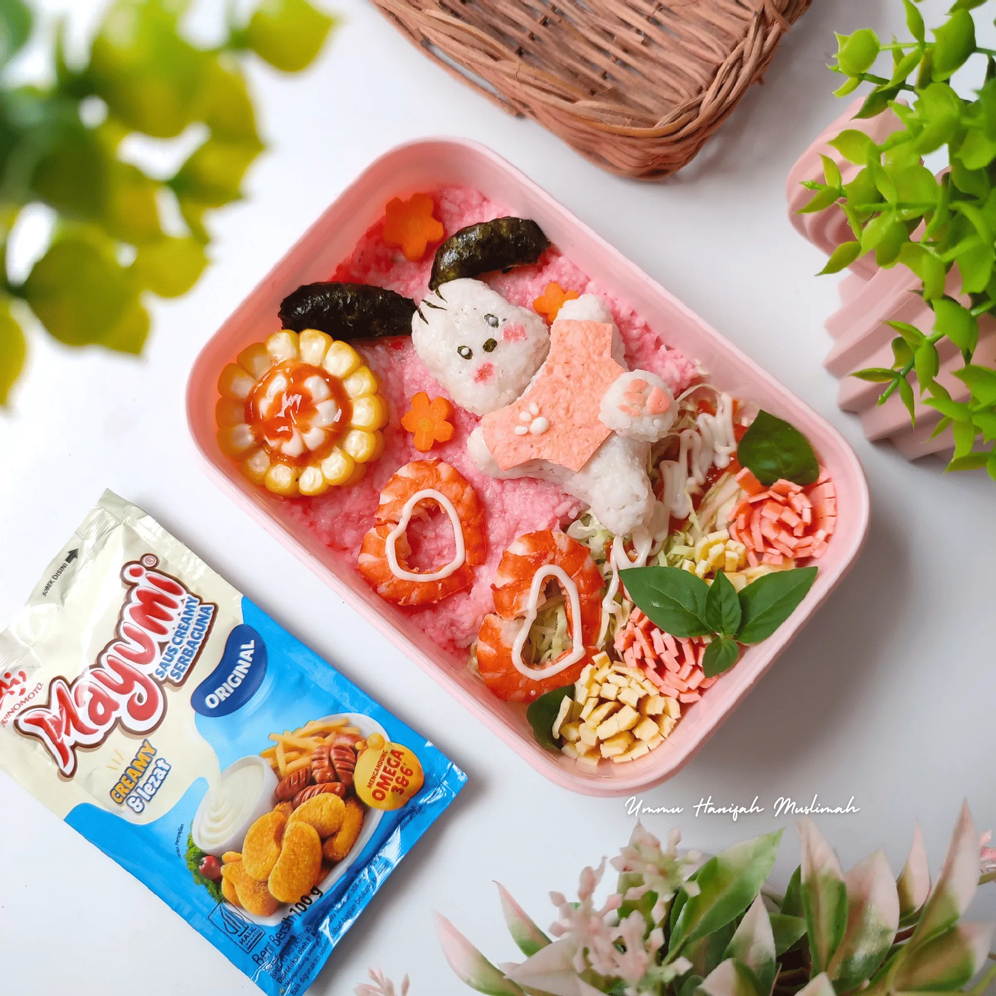 Kreasi bekal - Healthy Creamy Cute Pochacco