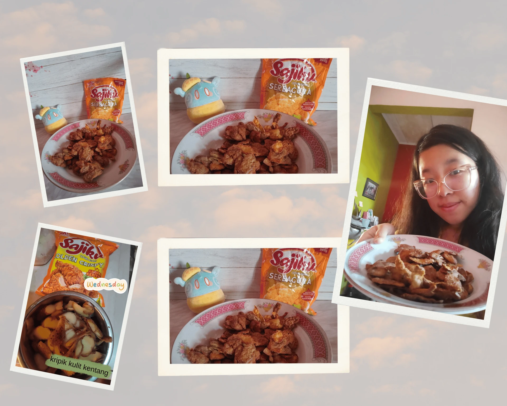 cerita masak kulit kripik kentang #7haridapurbijak