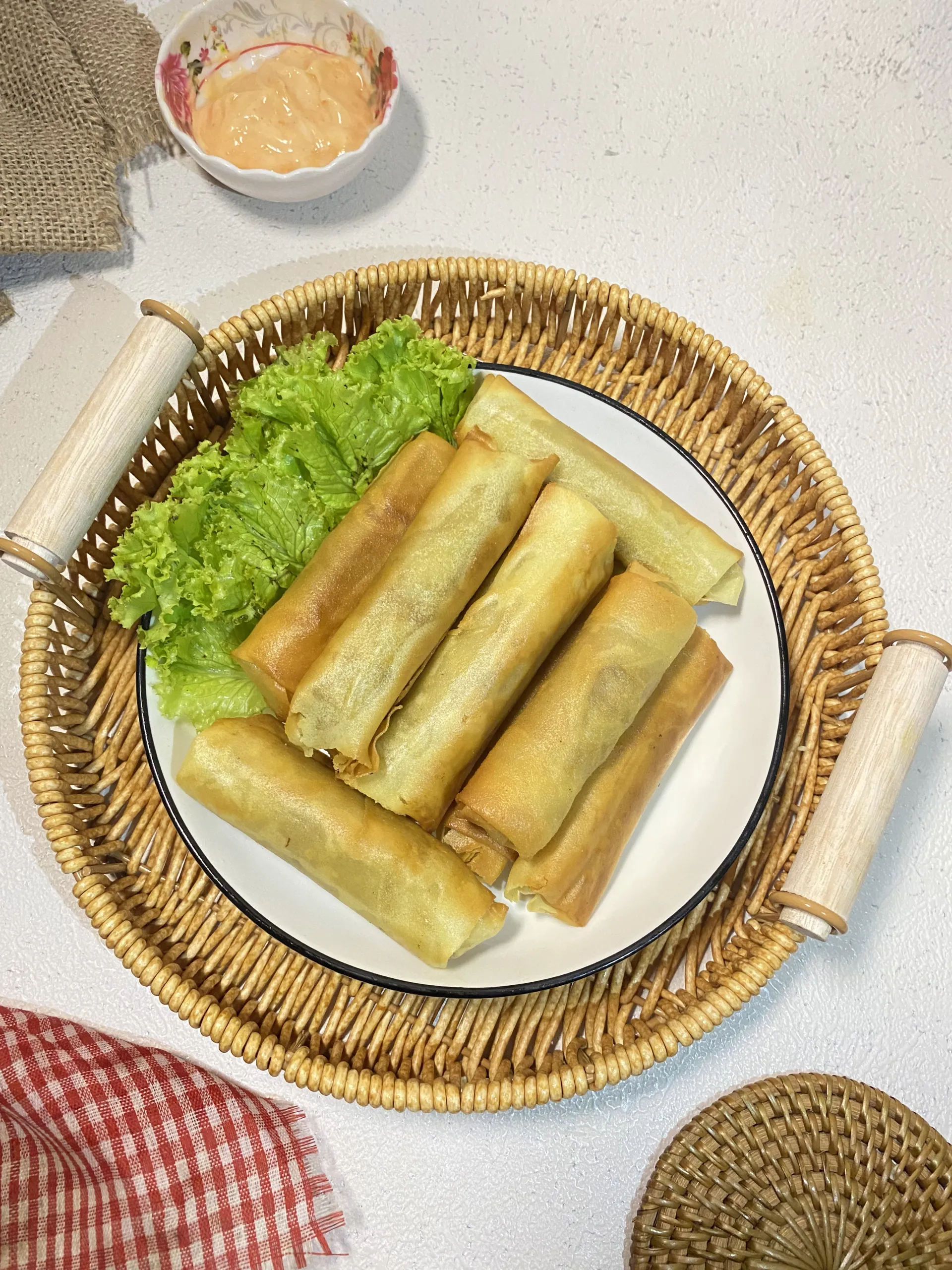 Lumpia gorengan istimewa untuk berbuka