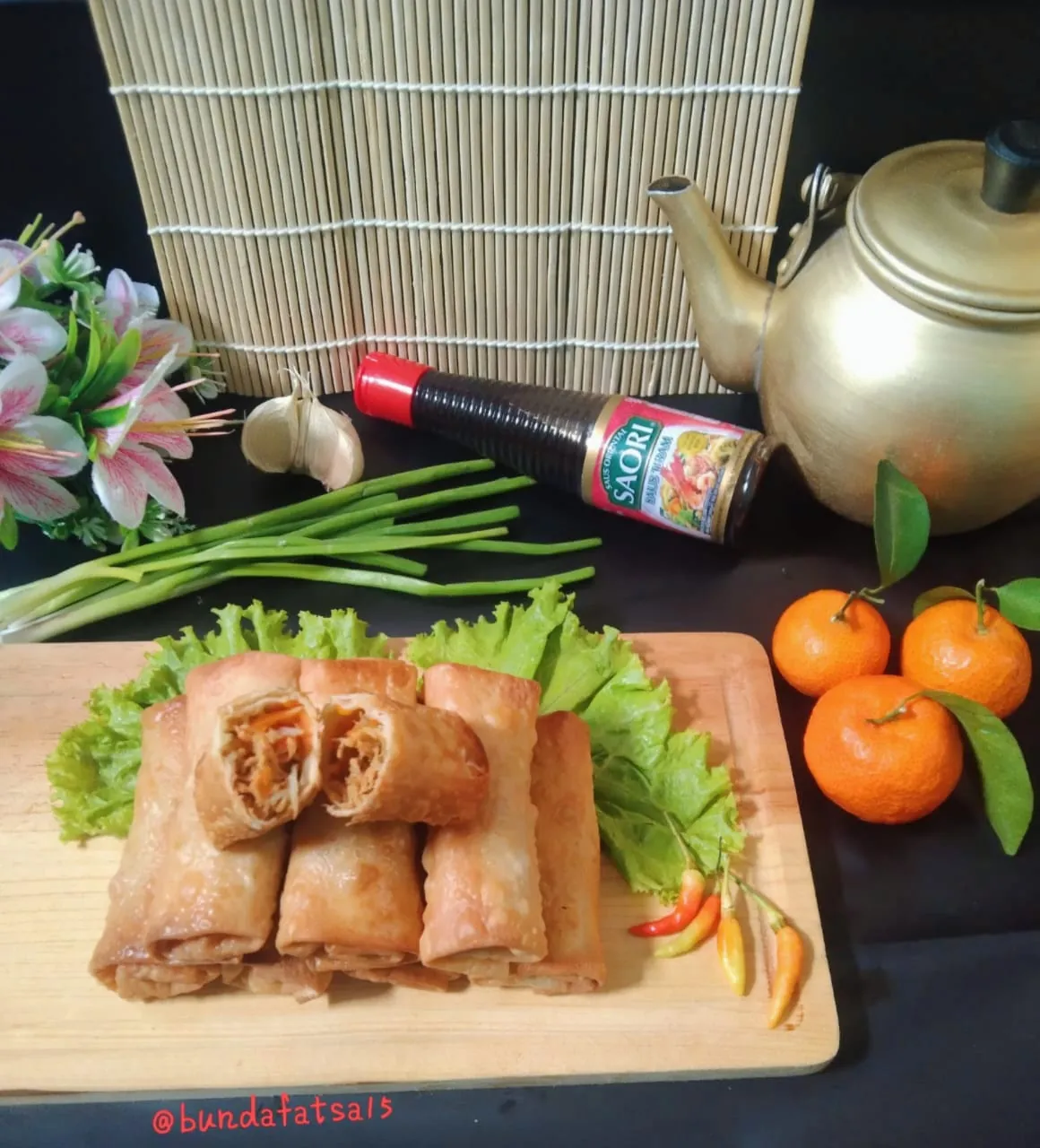 Lumpia Sayur Ayam Tiram