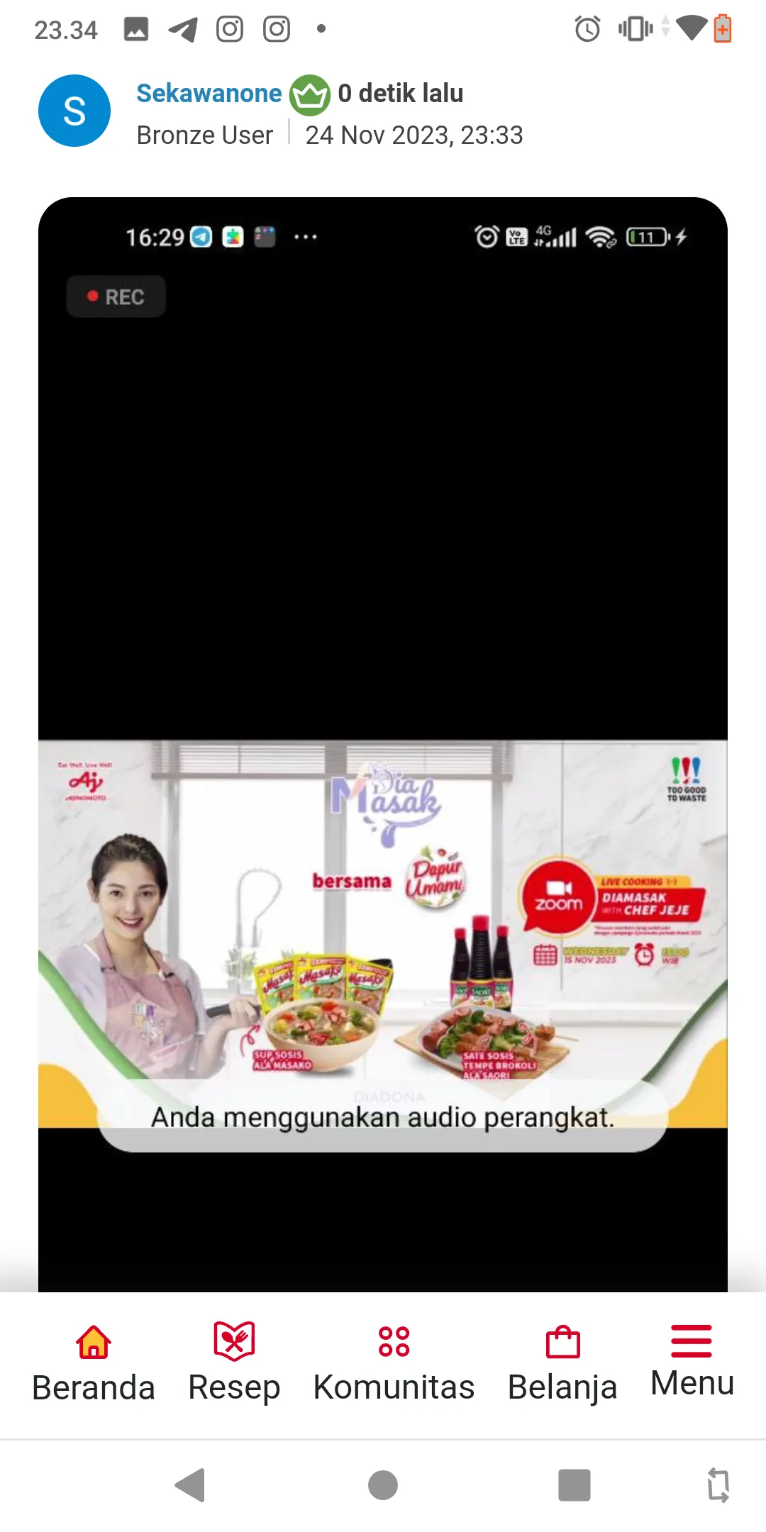Masak simpel bareng Chef Jeje