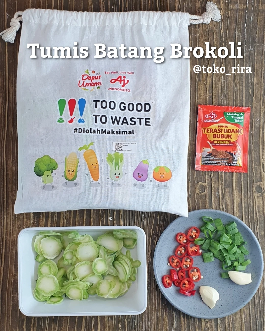 Meal Preparation Menu ke 1 Jumat: TUMIS BATANG BROKOLI #7haridapurbijak