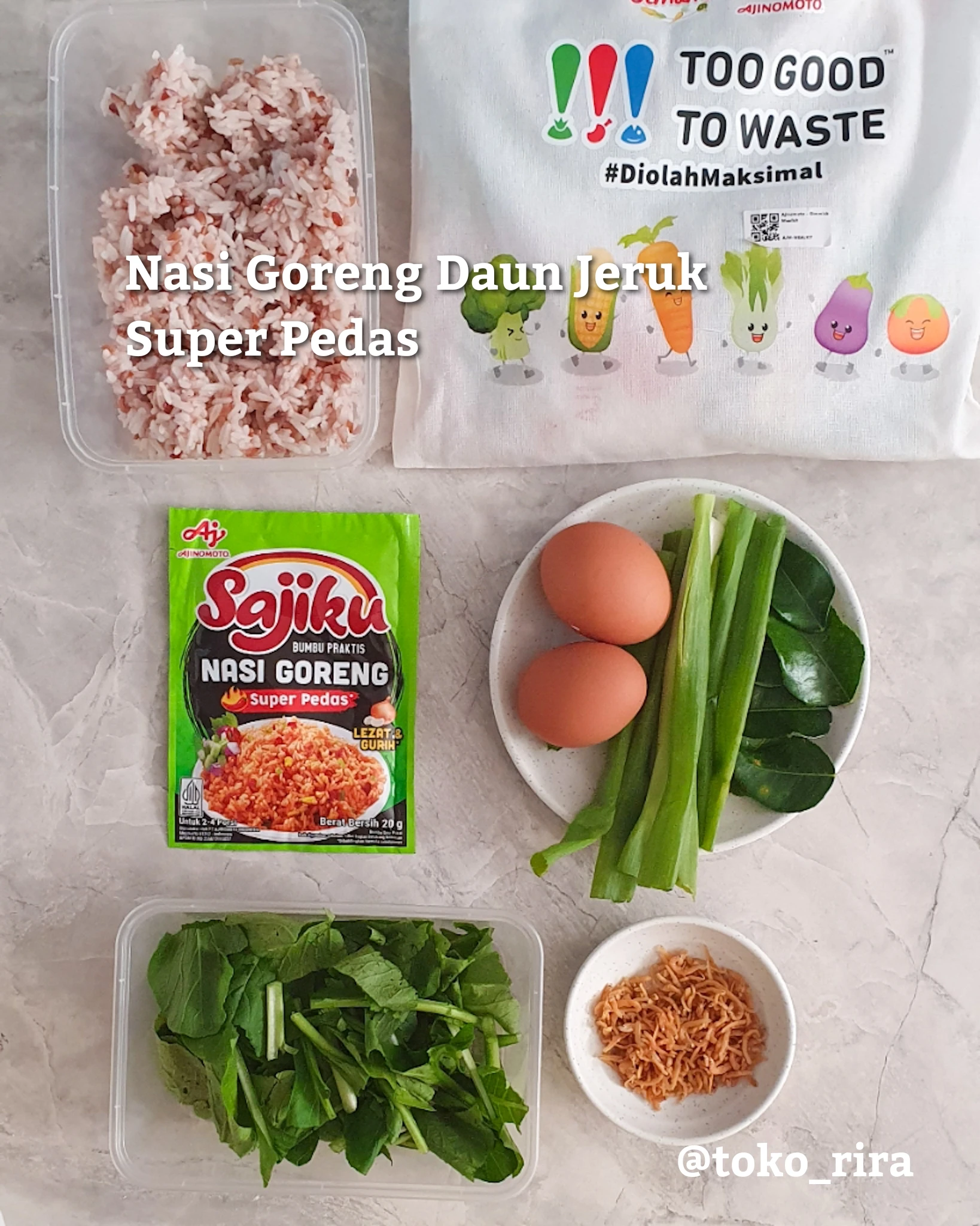Meal Preparation Minggu menu ke 2: NASI GORENG DAUN JERUK SUPER PEDAS #7haridapurbijak