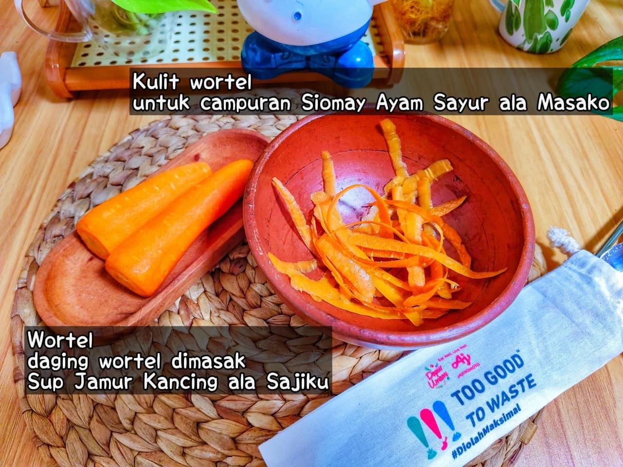 Memaksimalkan Wortel untuk Dapur Bijak #7HariDapurBijak