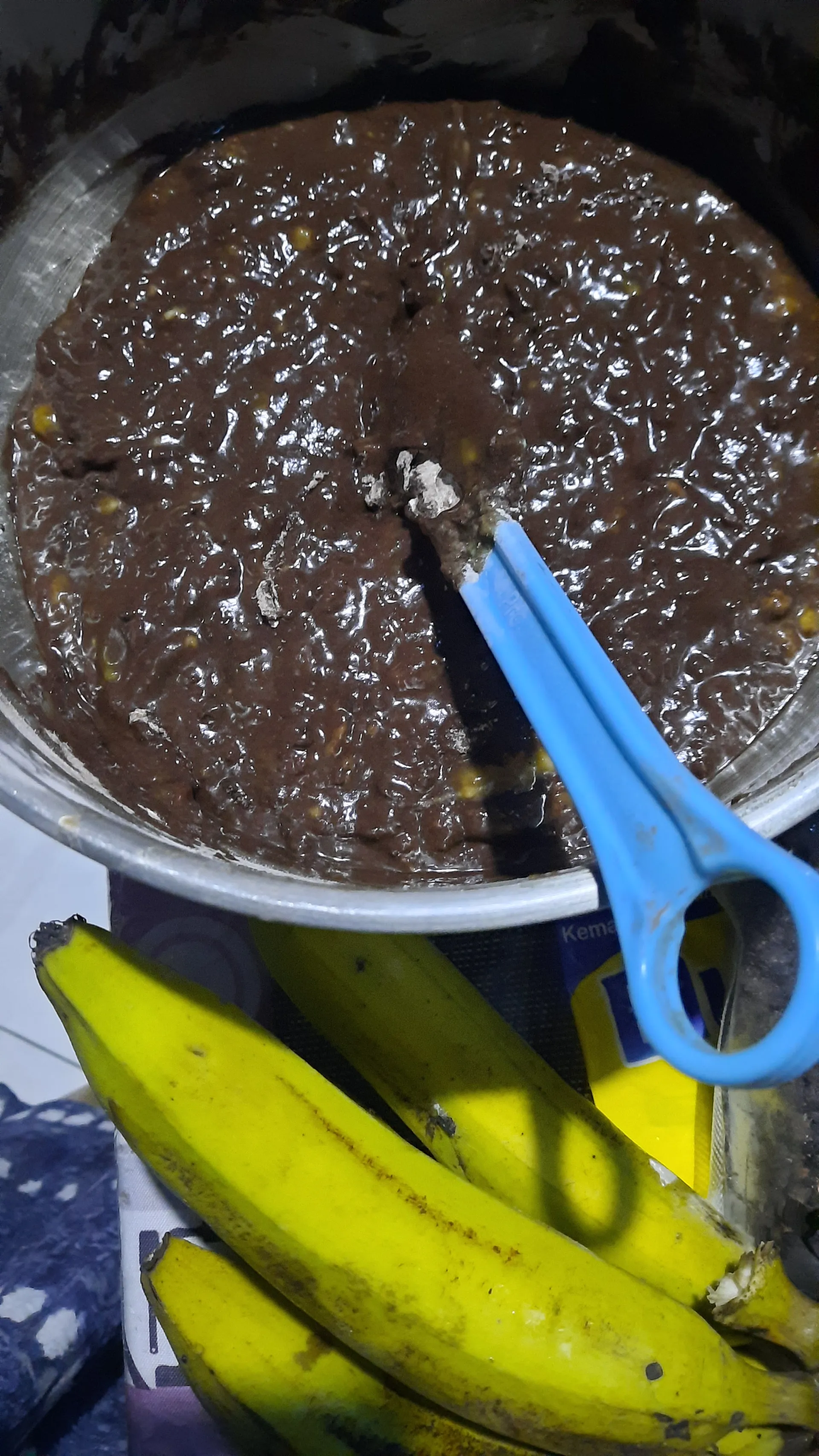 Membuat banana choco cake