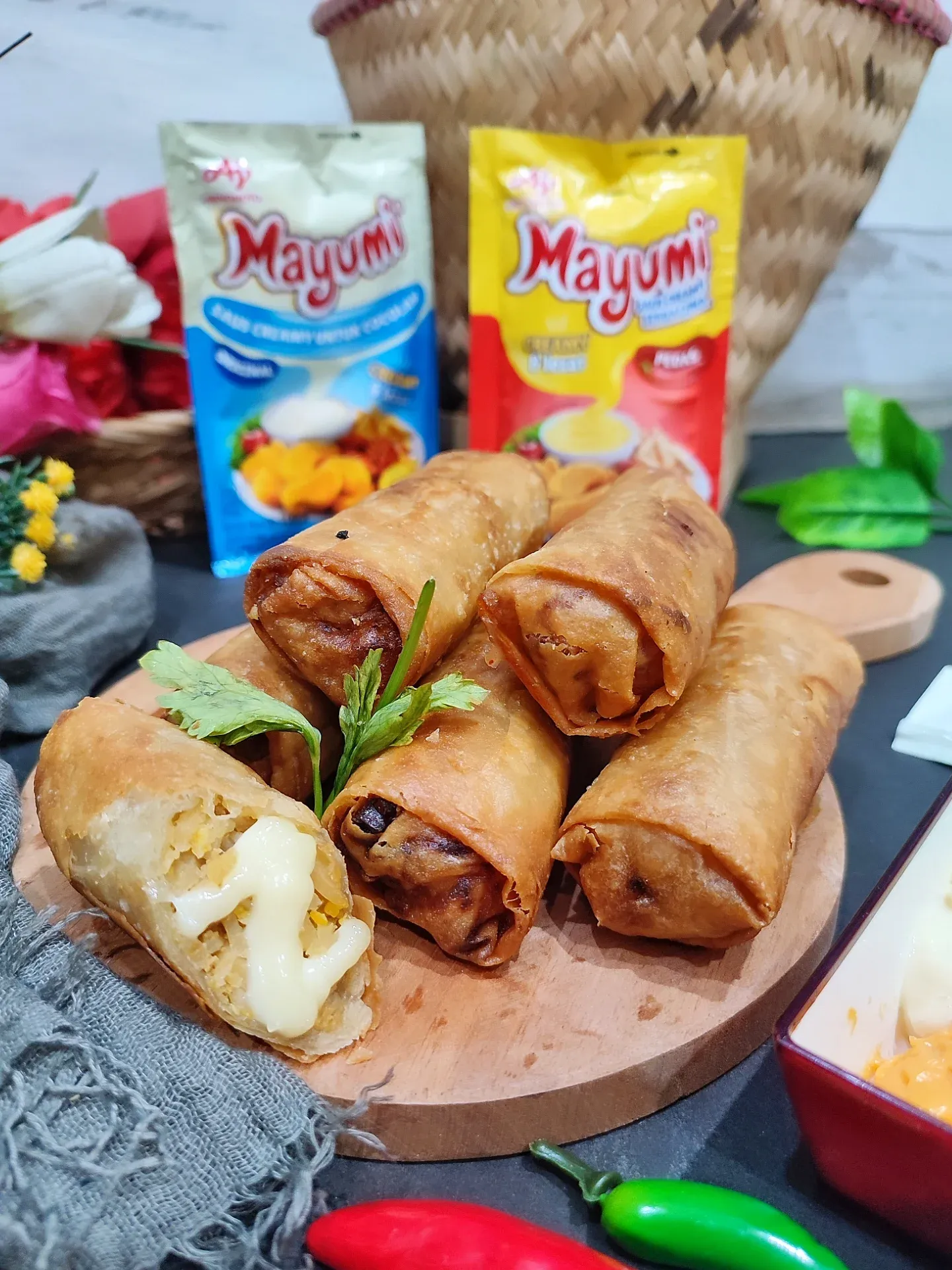 Membuat cemilan Enak yang penting Cocolannya pake Mayumi