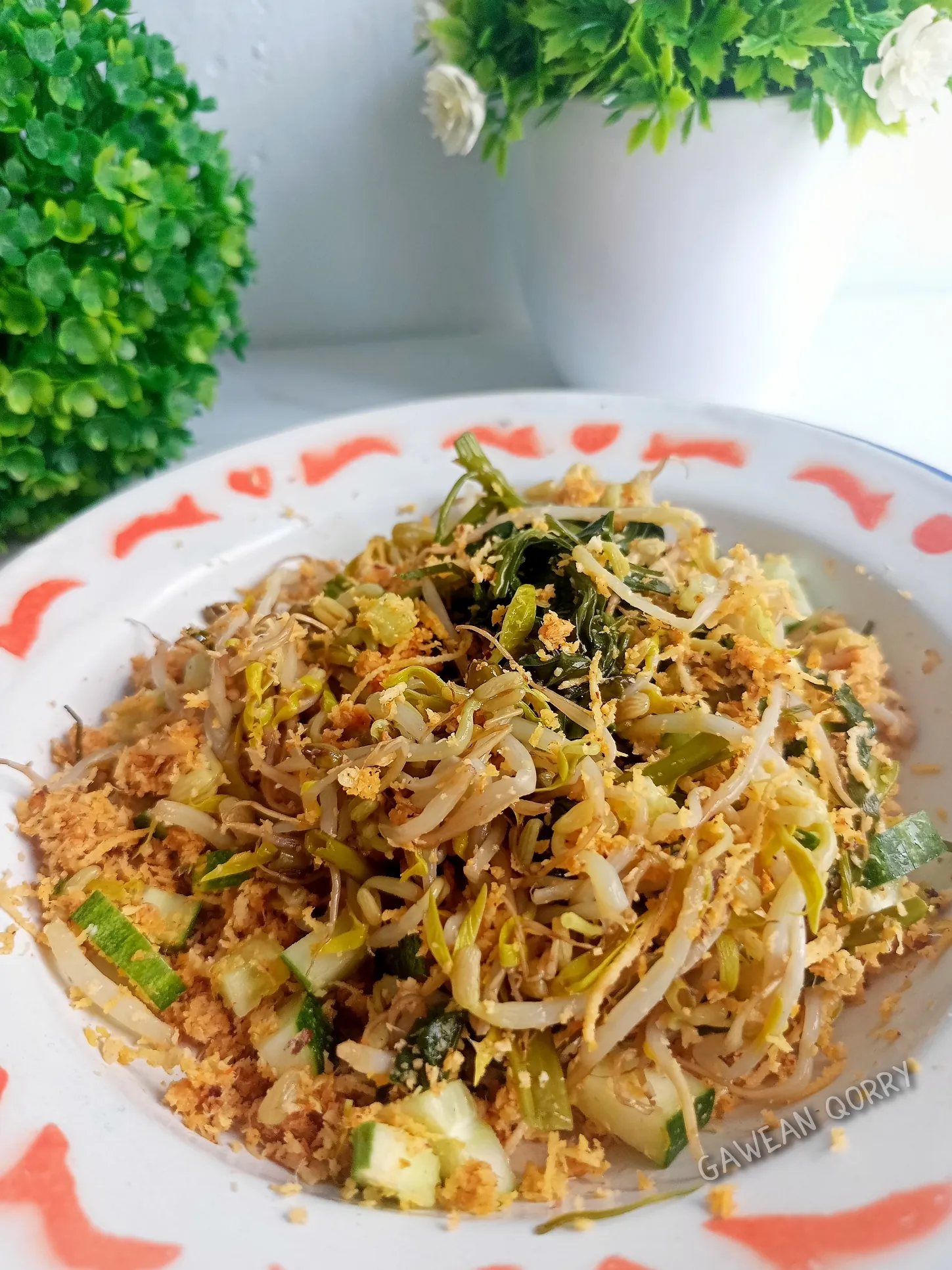Menu Berbuka dengan Urap Sayur