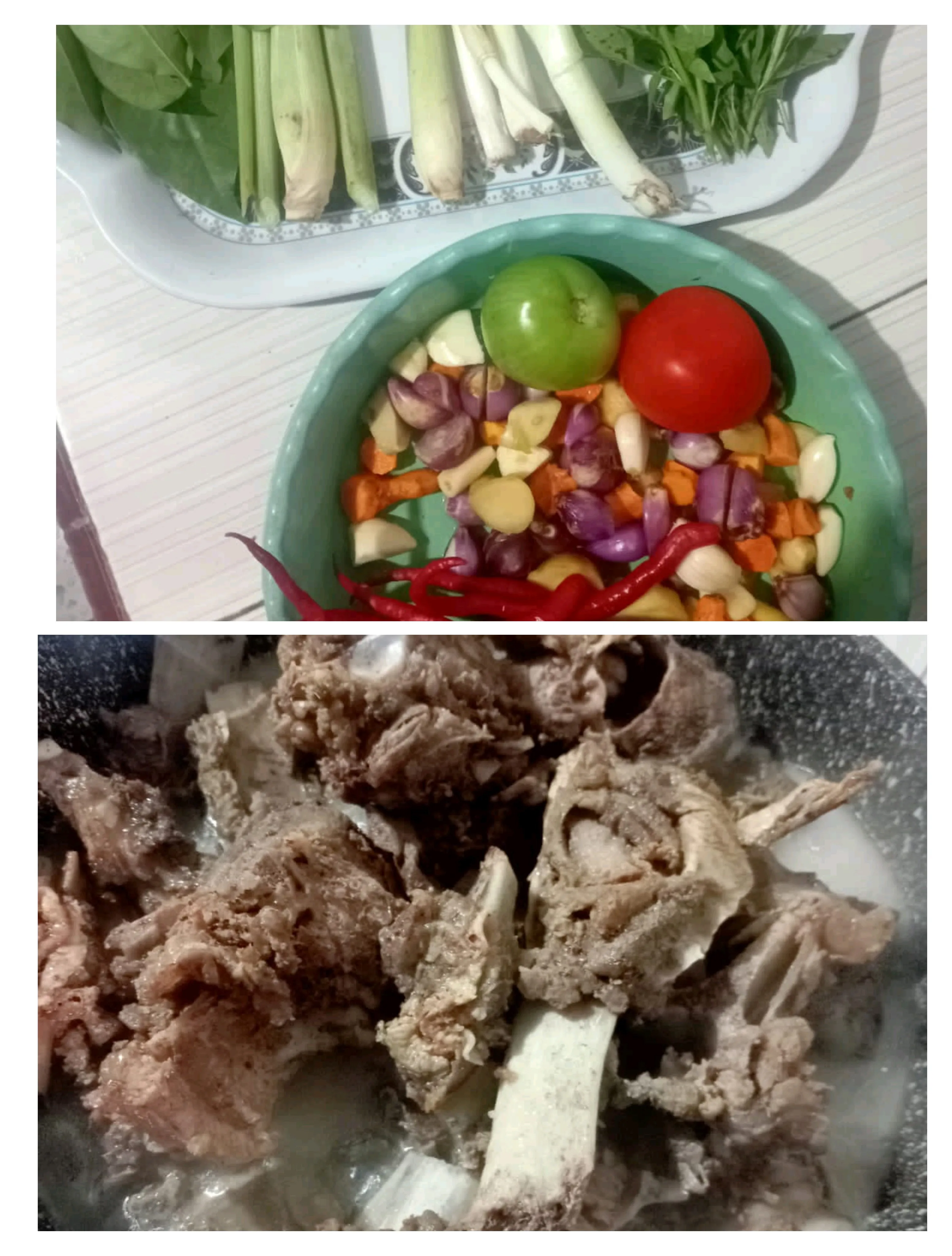 Menu hari ini pindang tulang