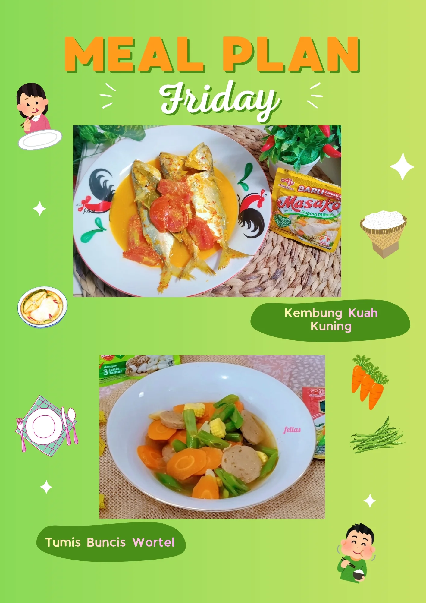 Menu Jumat (#MealPlanUmamichi)