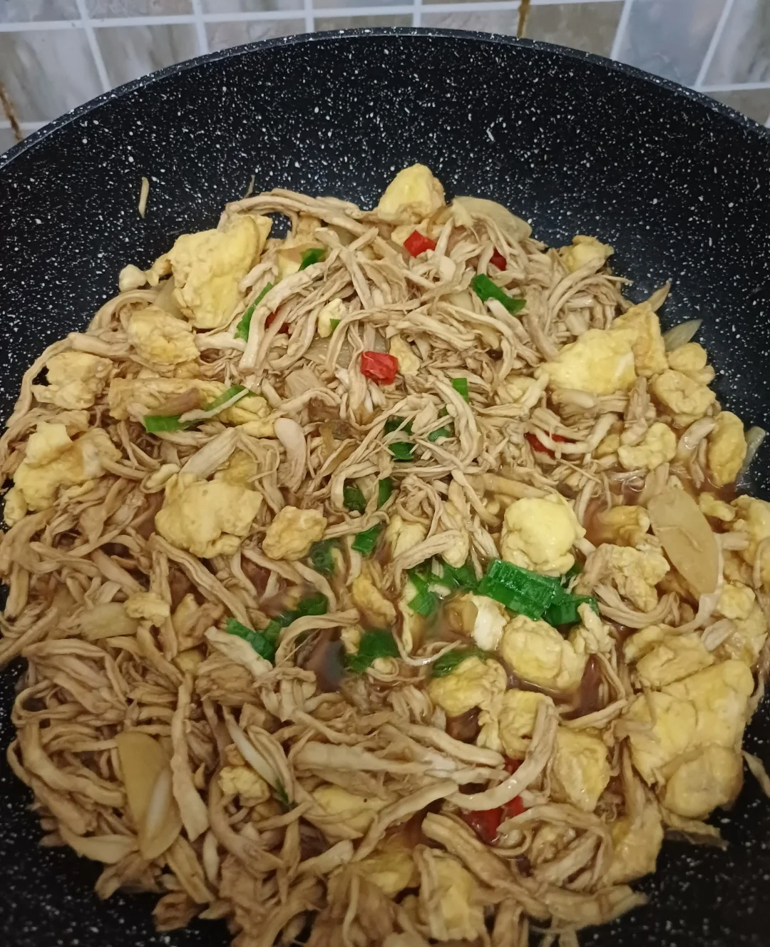 Menu makan siang double protein