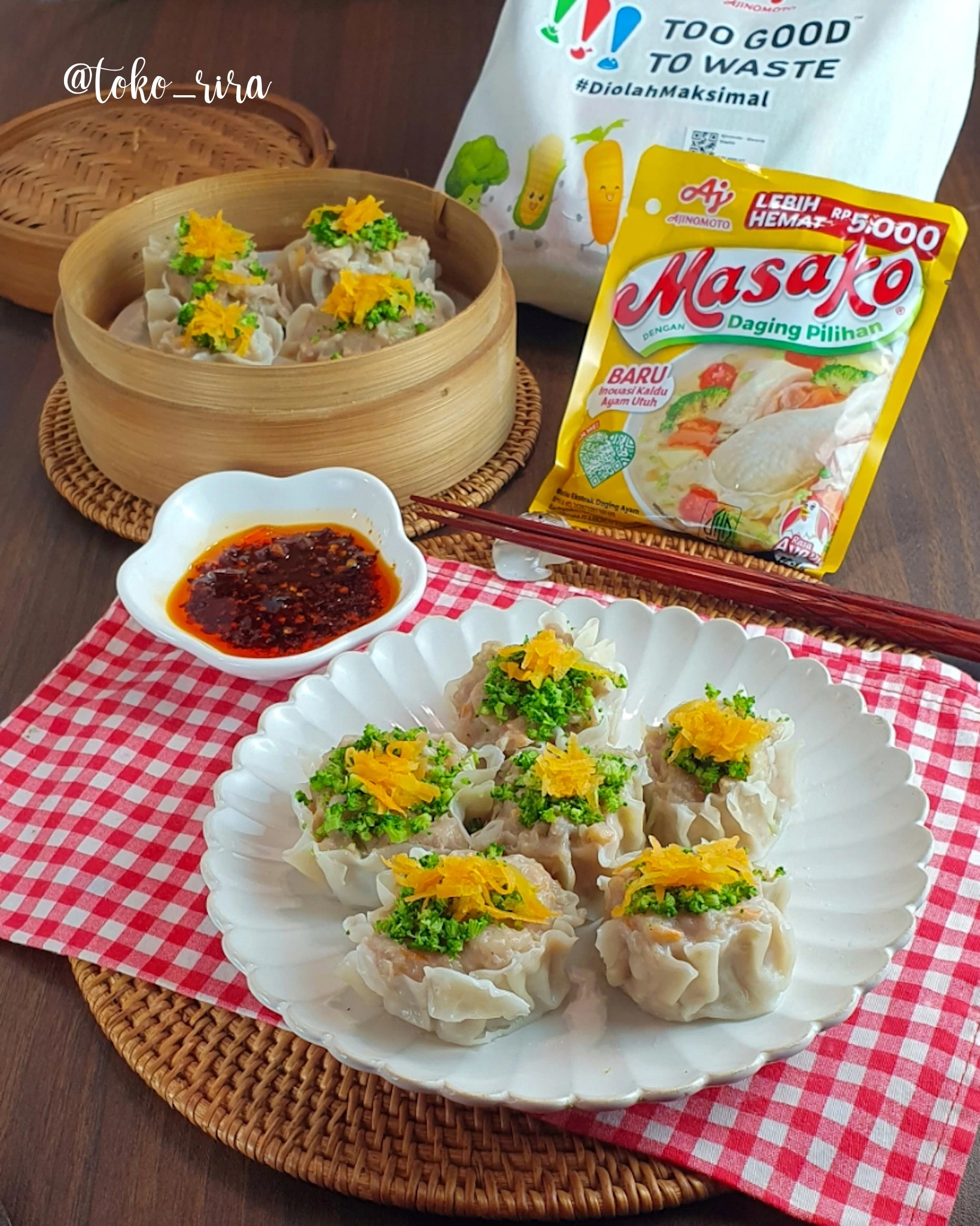 Menu Minggu menu ke 2: SIOMAY AYAM SAYUR #7haridapurbijak