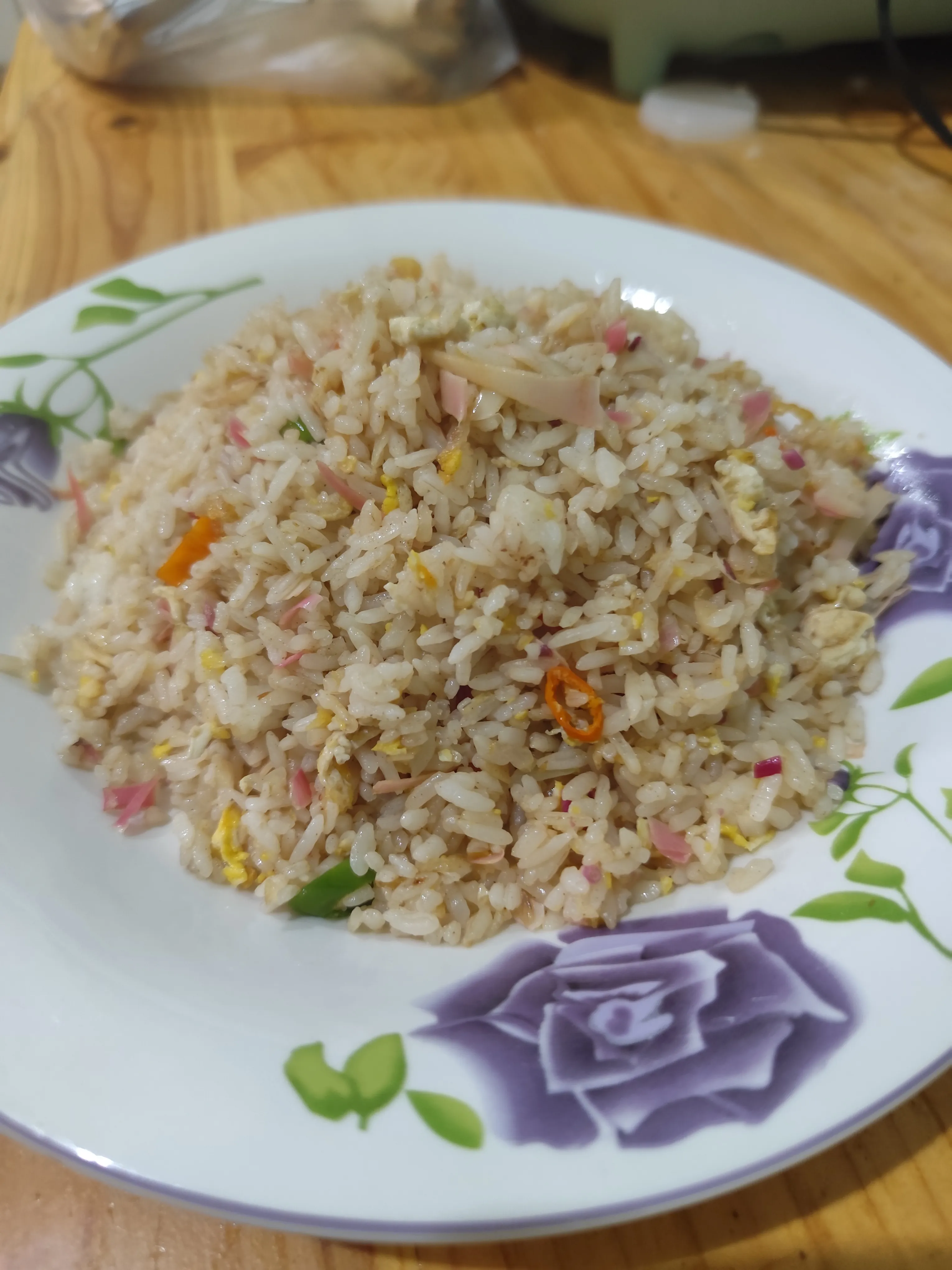 Menu Sahur satset ( Nasi Goreng Kecombrang )
