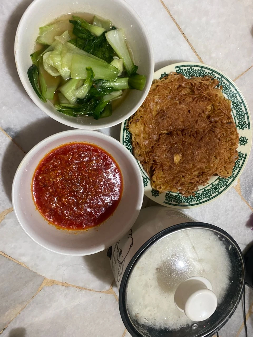 Menu sederhana dan seadanya