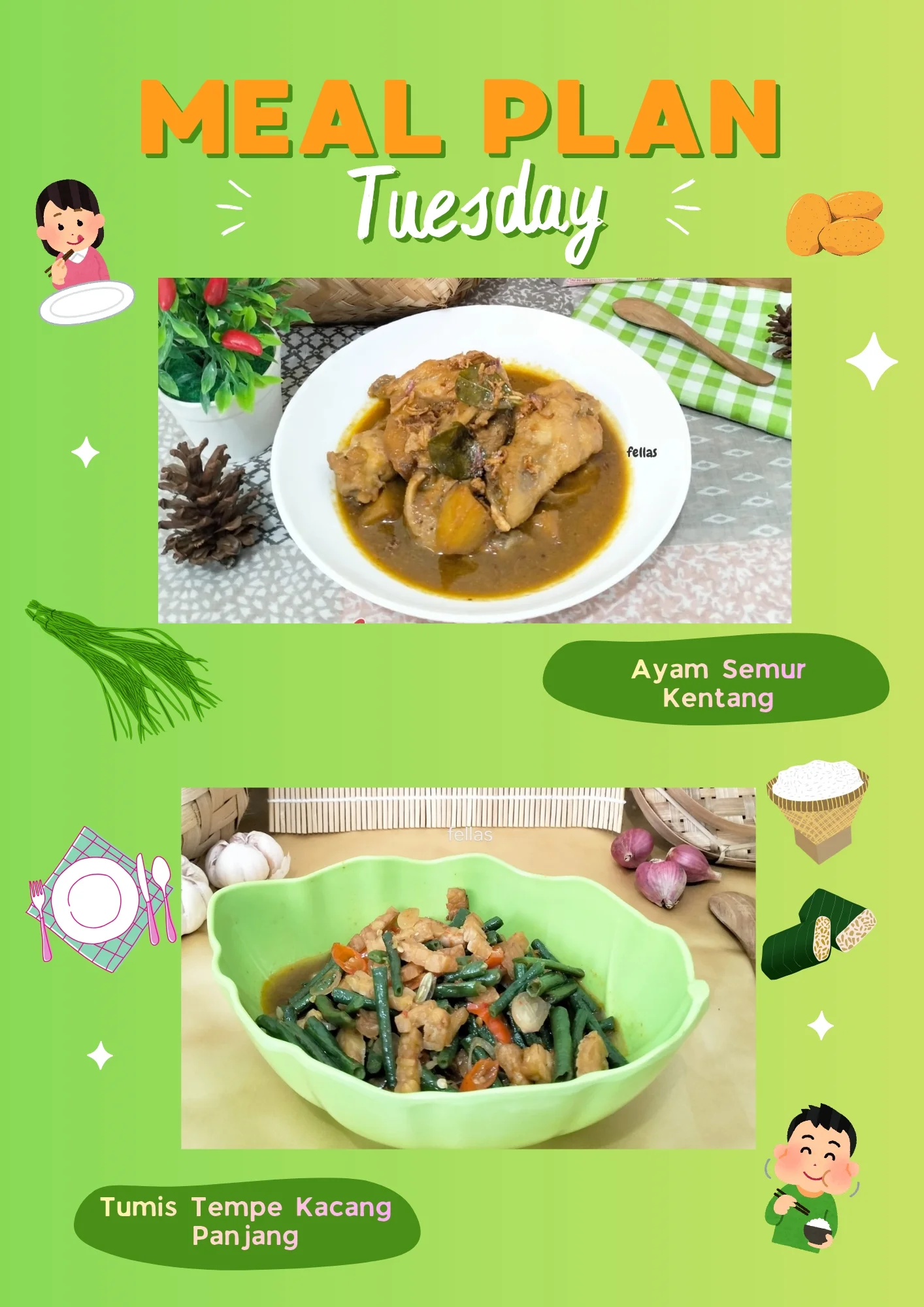 Menu Selasa (#MealPlanUmamichi)