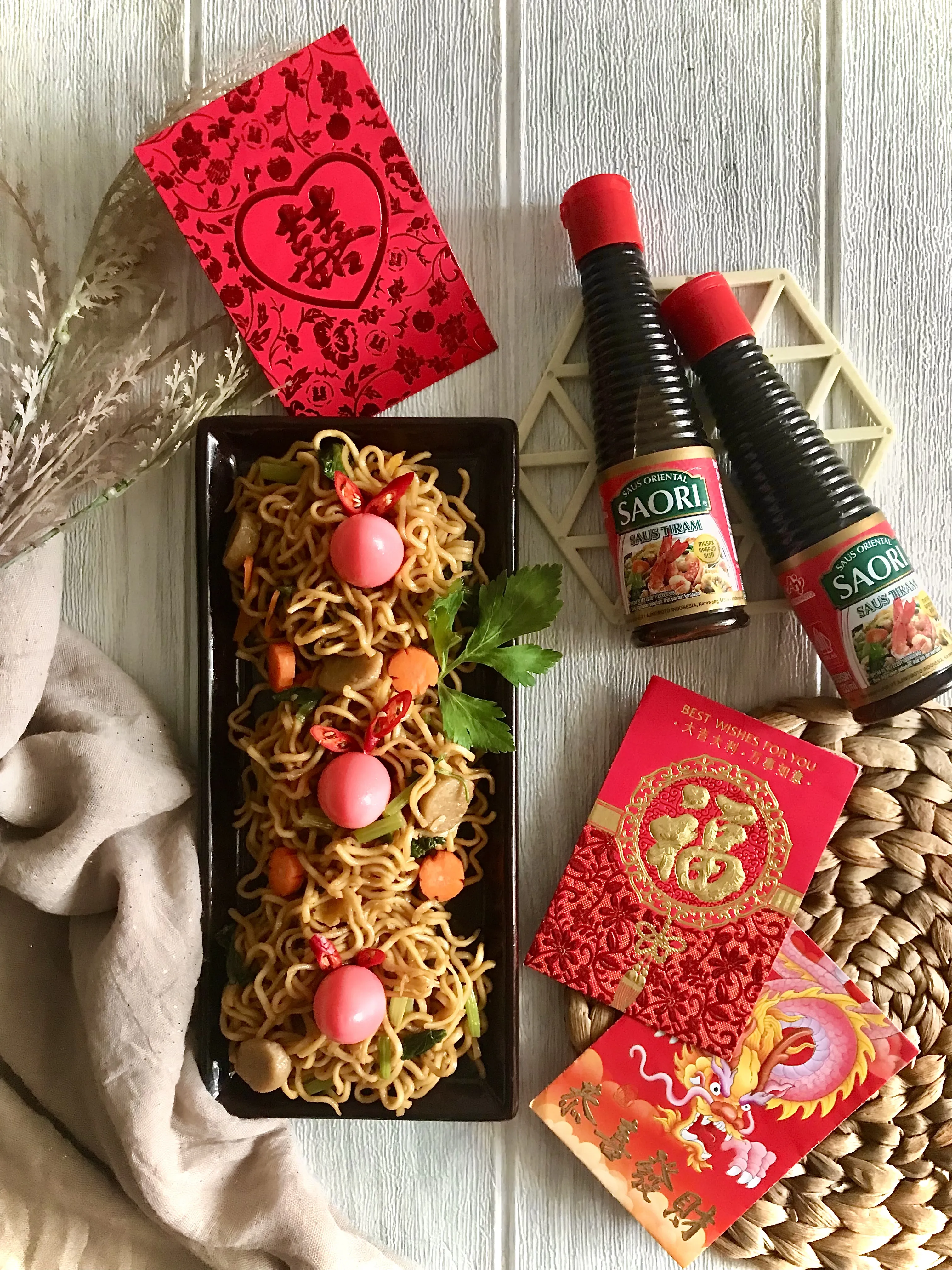 Mie Panjang Umur ala Saori Saos Tiram