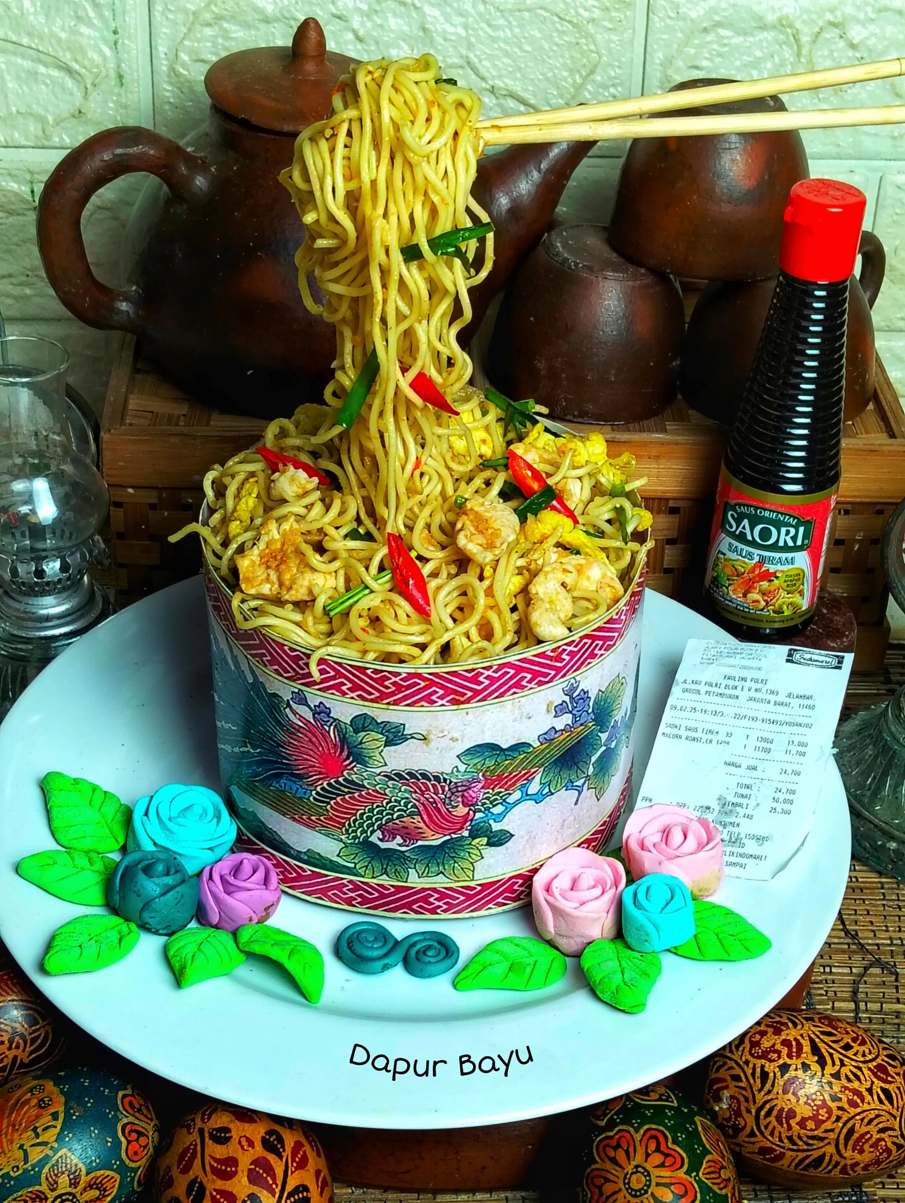 Mie Panjang Umur Saori Saus Tiram