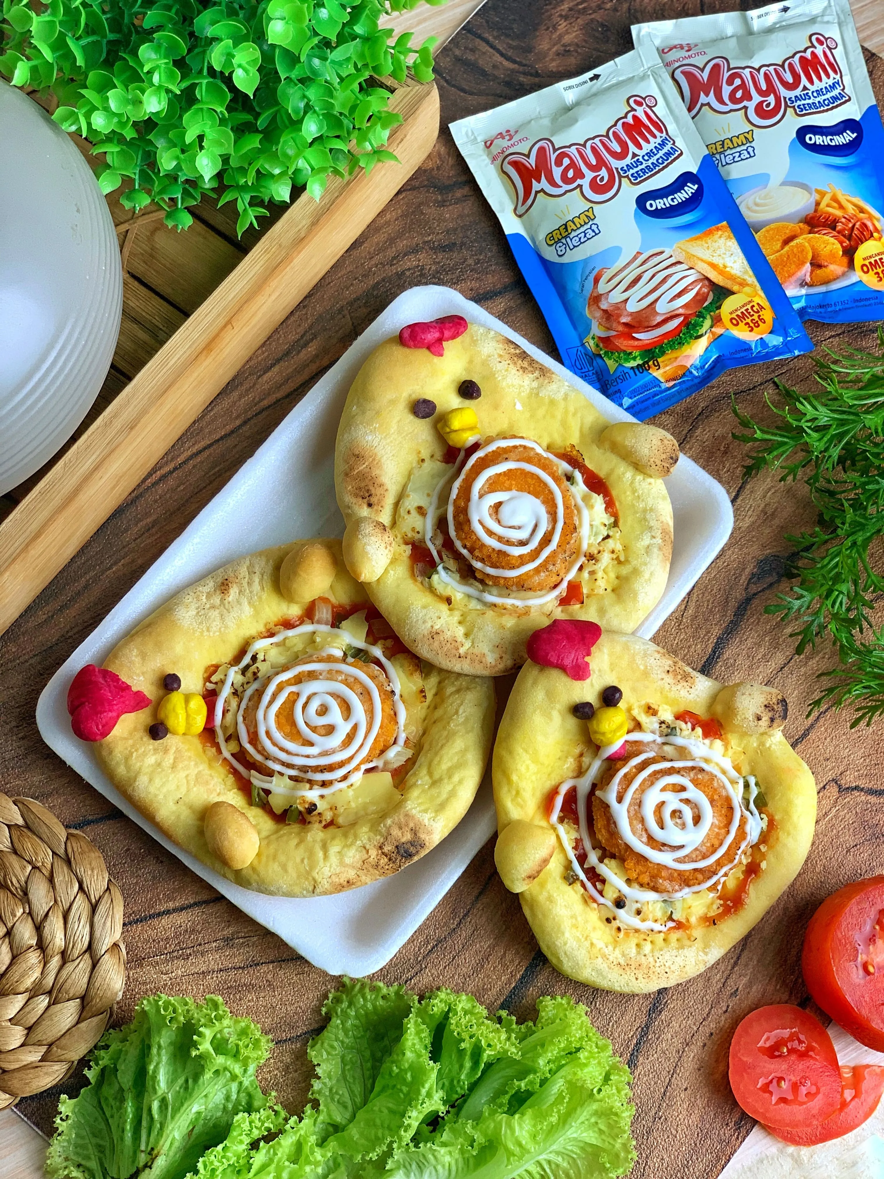 Mini Mayo Pizza
