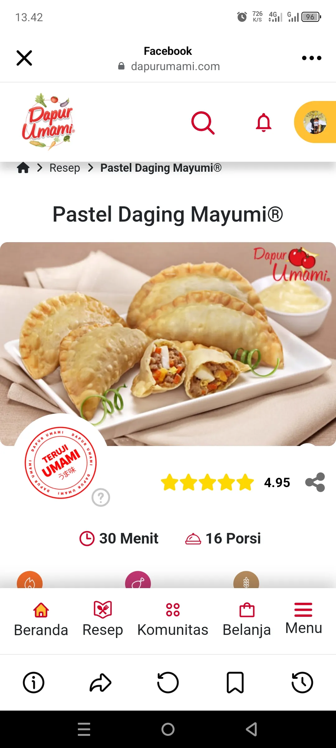 PASTEL DAGING MAYUMI