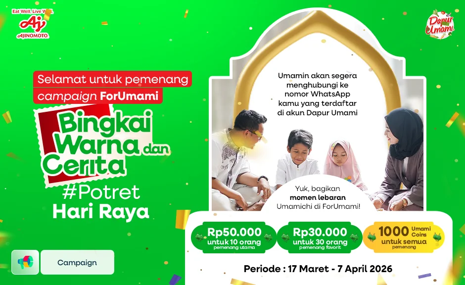 🎉 Pemenang ForUmami #PotretHariRaya 📸