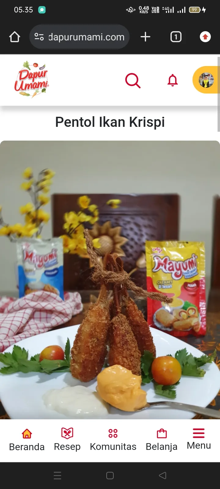 Pentol ikan krispi