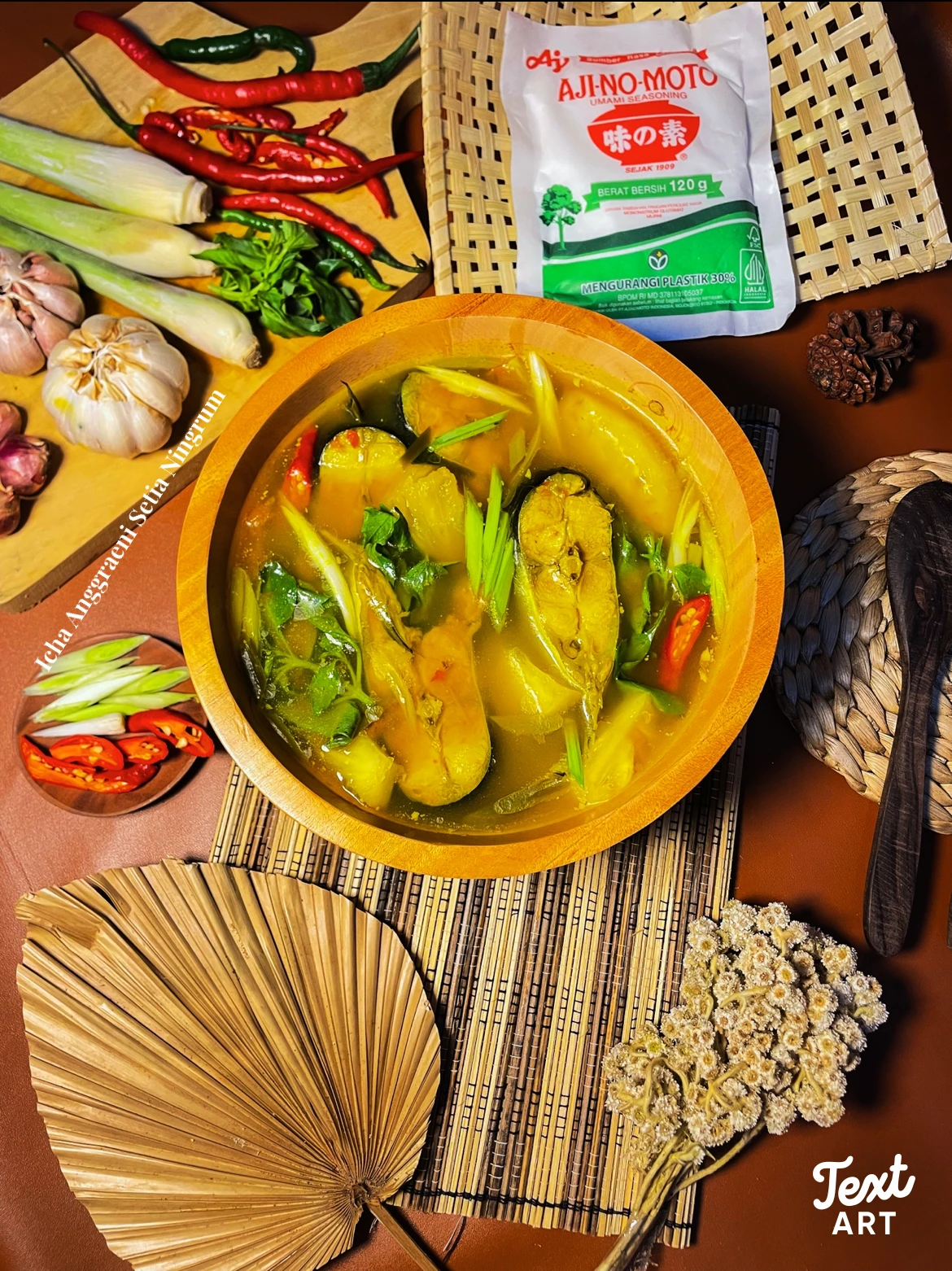 Pindang ikan dan sambal nanas