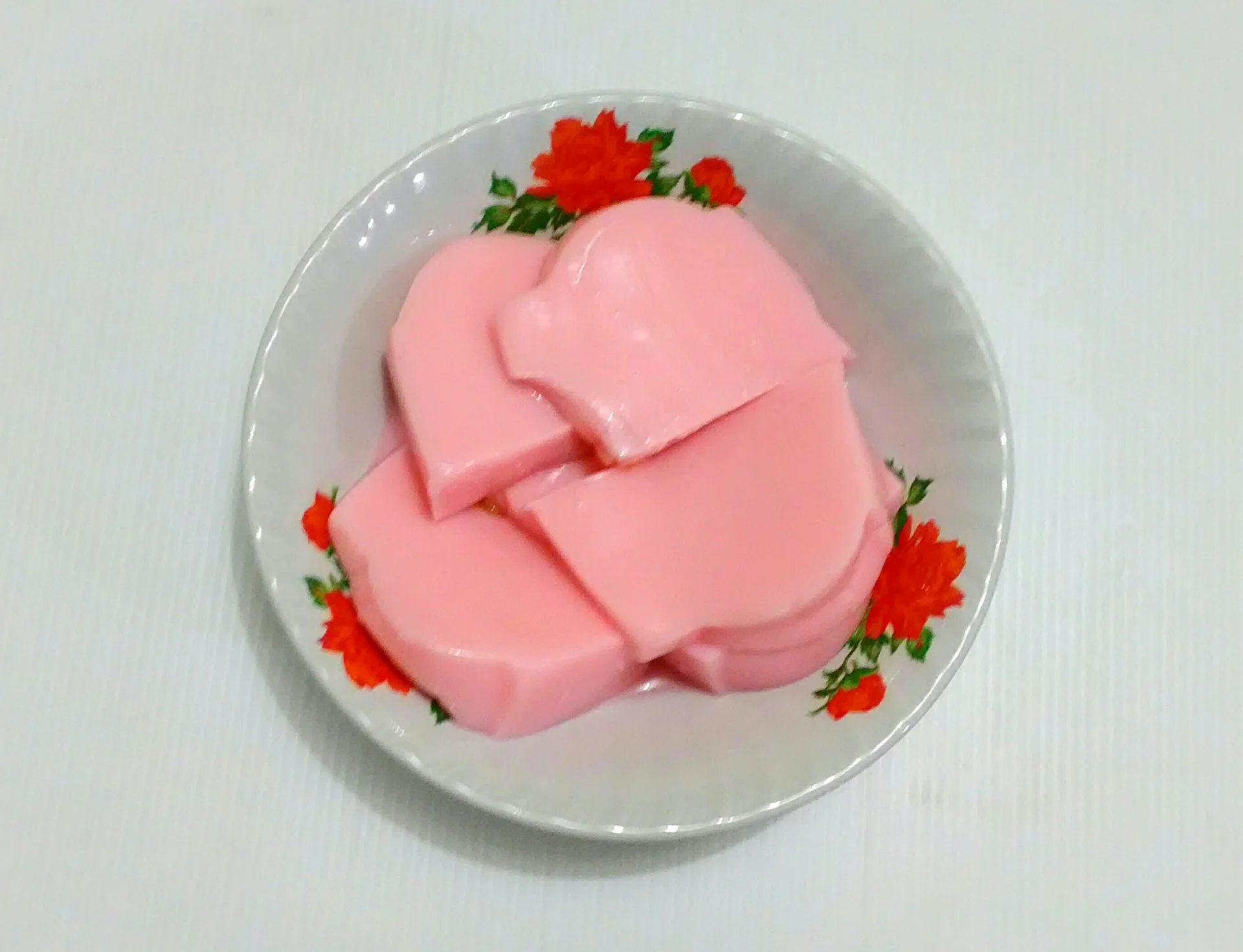 Puding Susu Strawberry