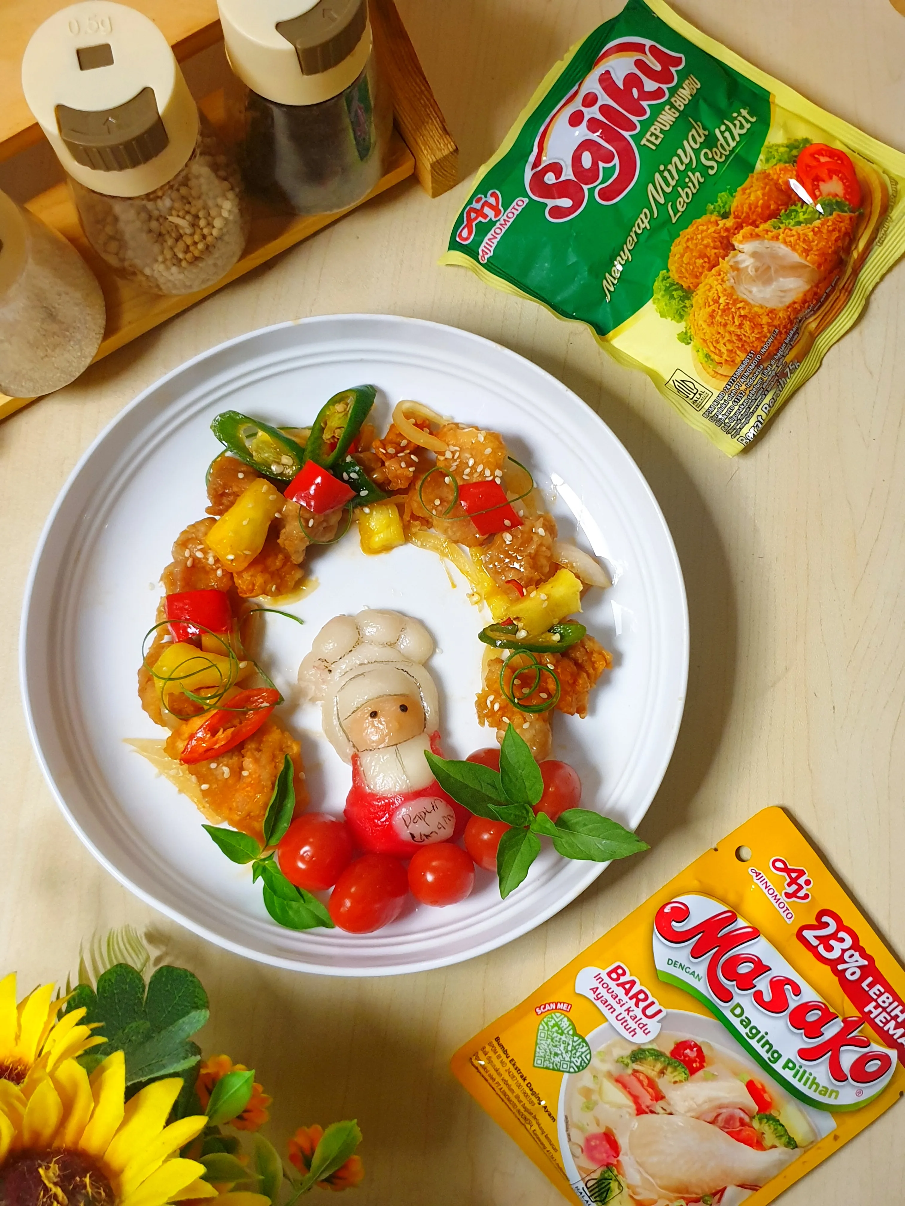 Recook Ayam goreng tepung crispy  asam manis Mami Shireen Sungkar