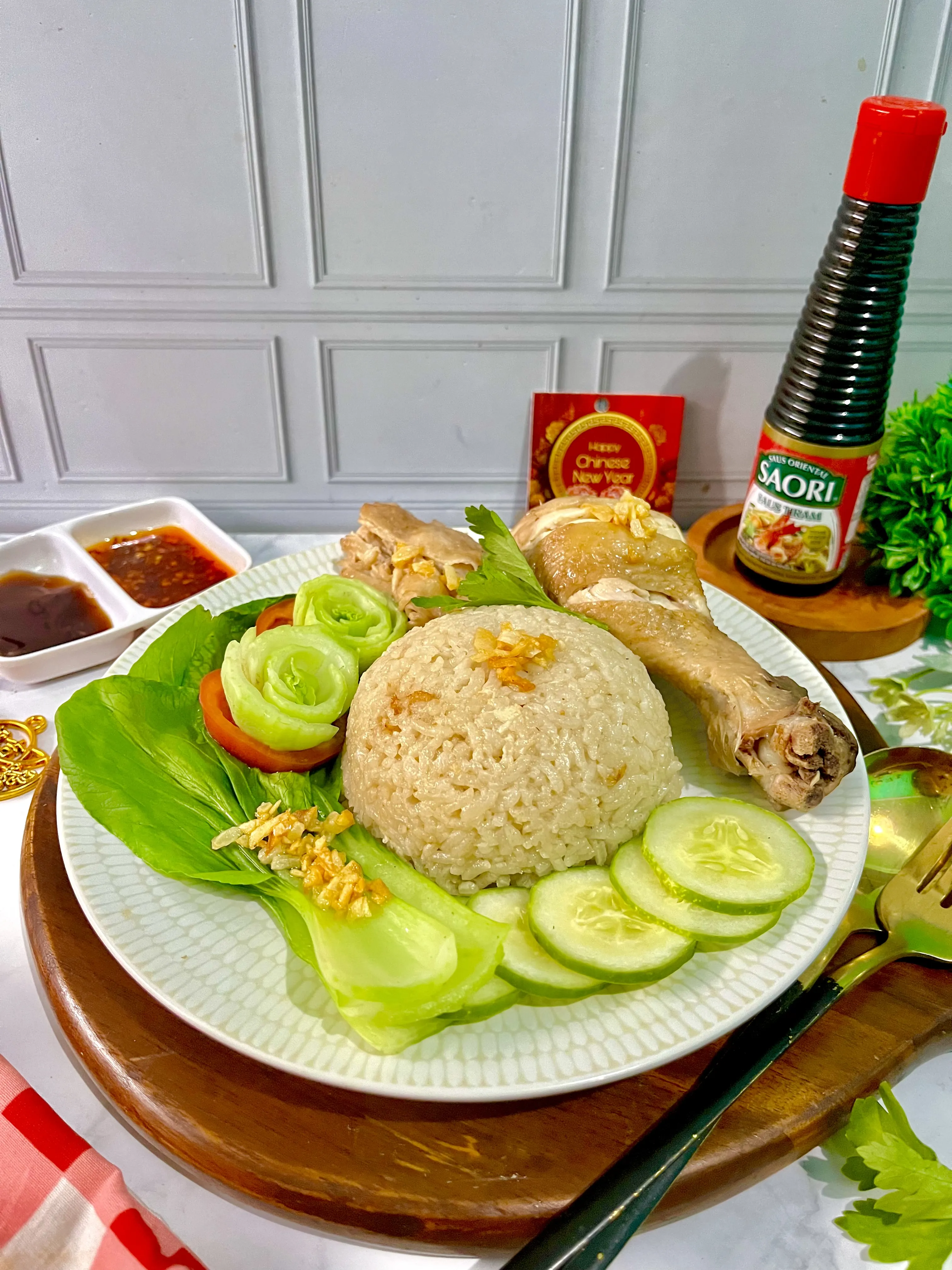 Recook Ayam Hainan Saus Tiram Ala Saori