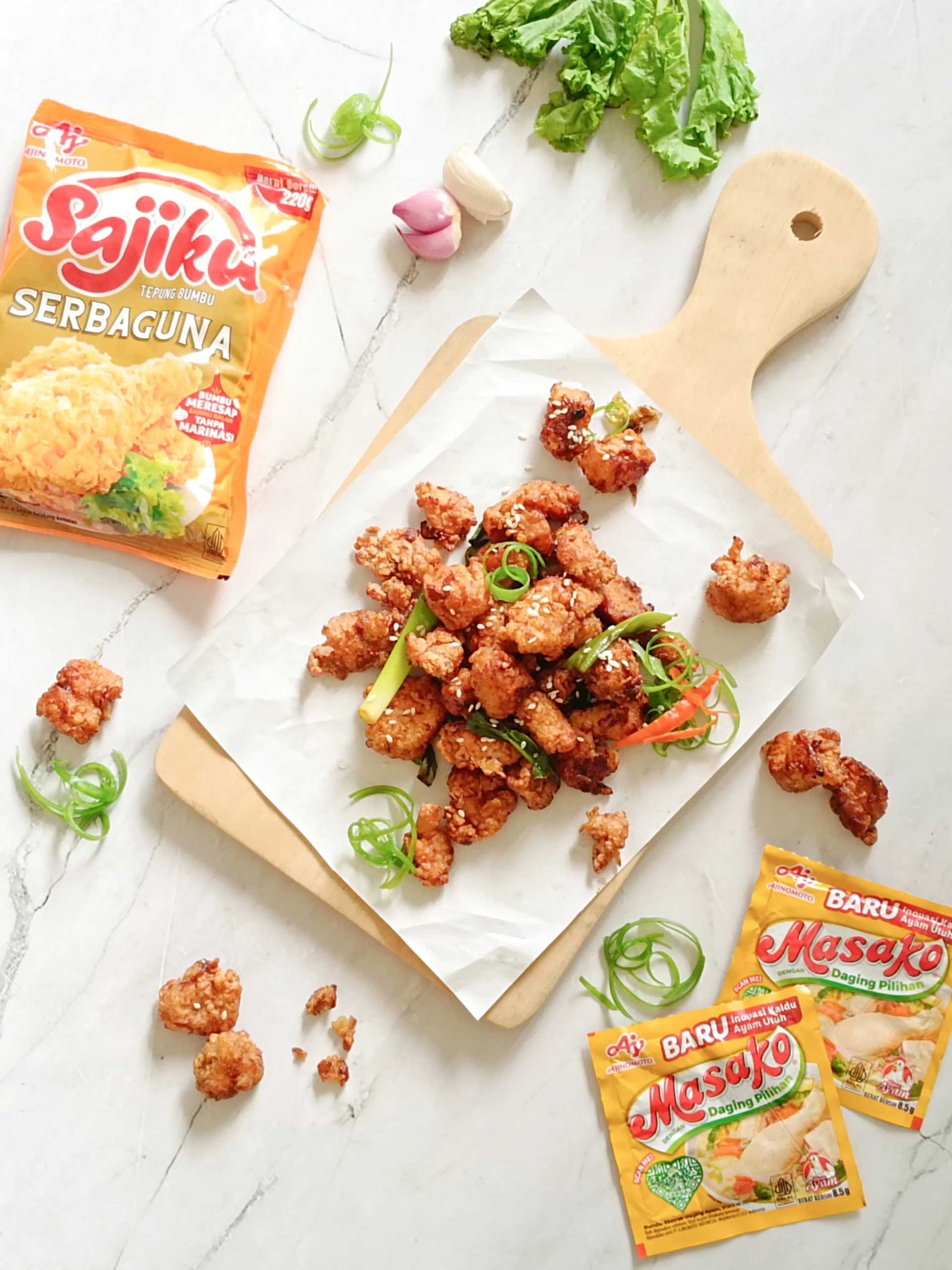 Recook Ayam Popcorn Manis ala SAJIKU®