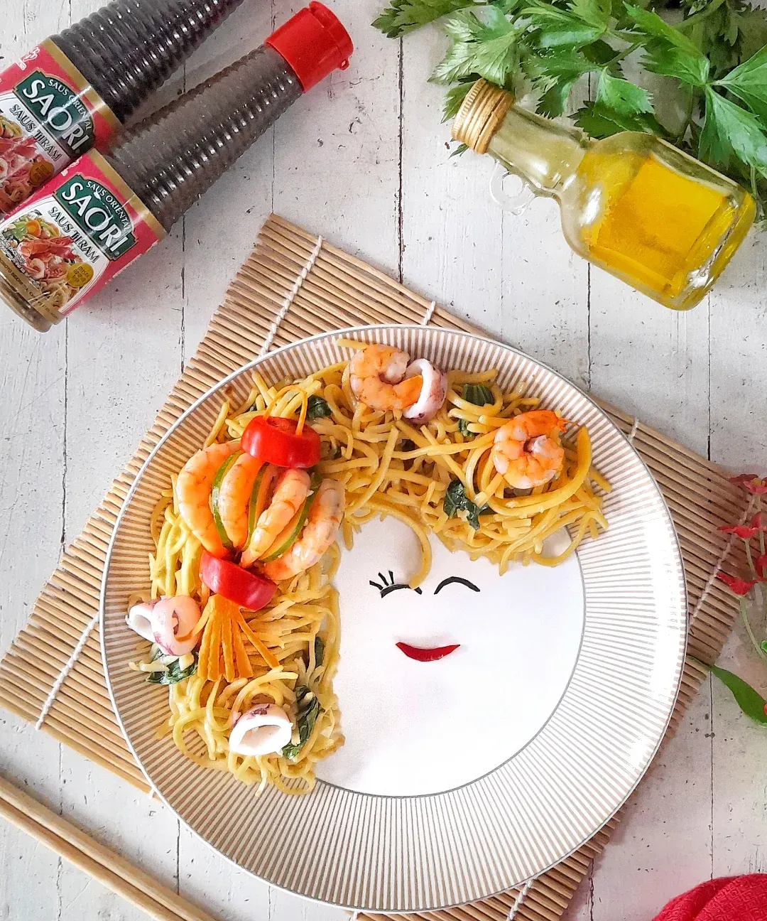 Recook: Mie Goreng Seafood ala SAORI