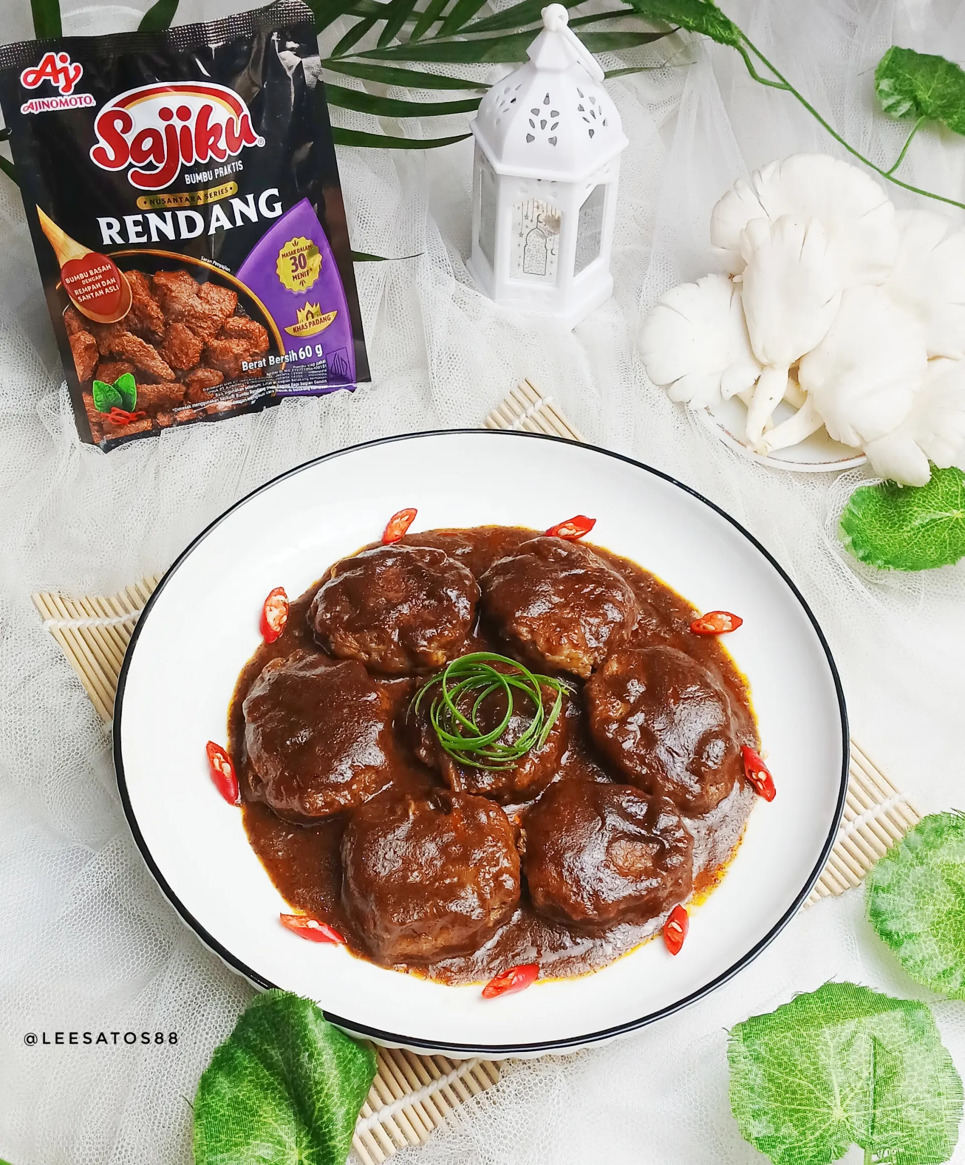 Rendang Jamur Tiram