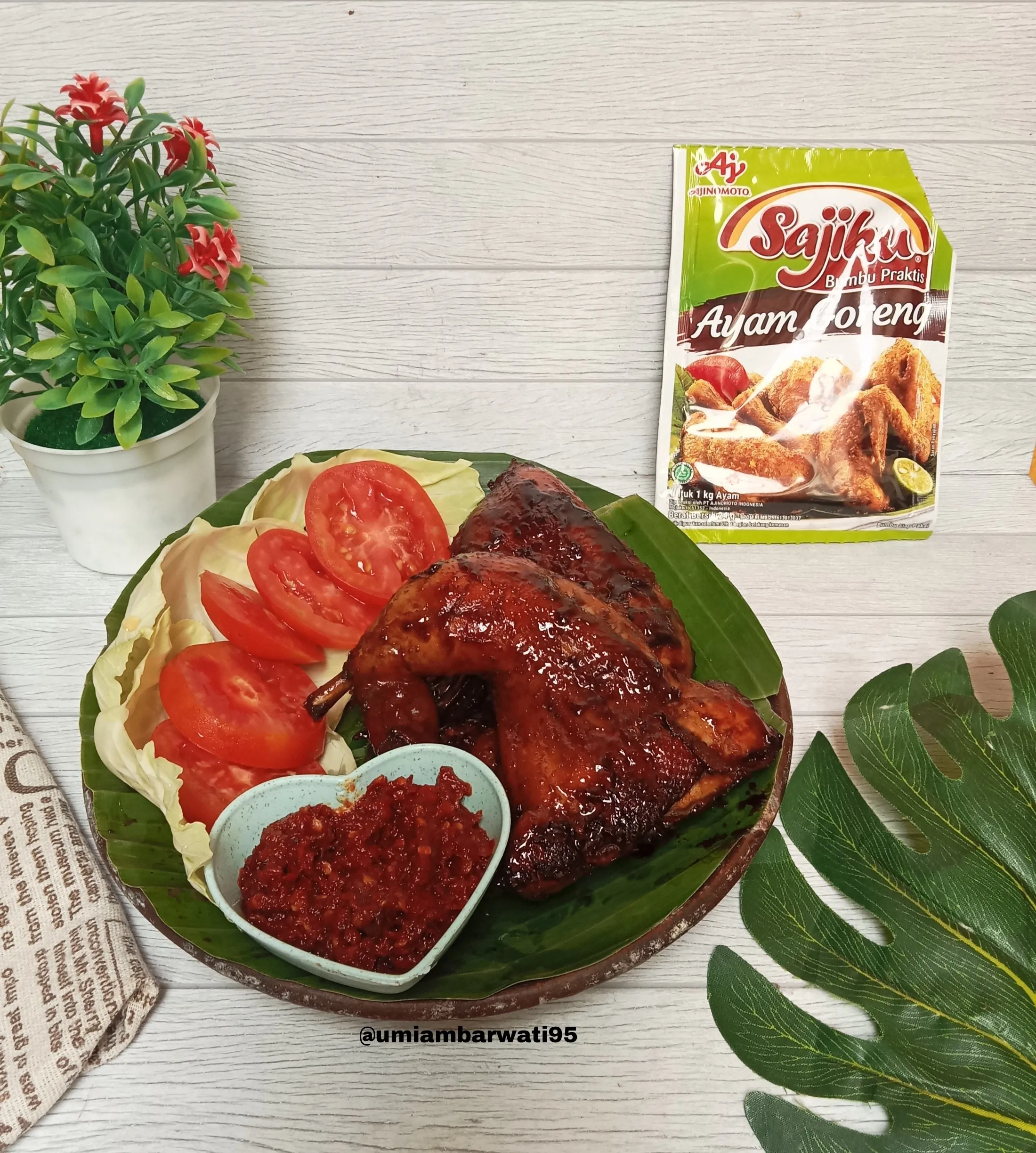 Resep Ayam Bakar pakai Bumbu Sajiku Ayam Goreng