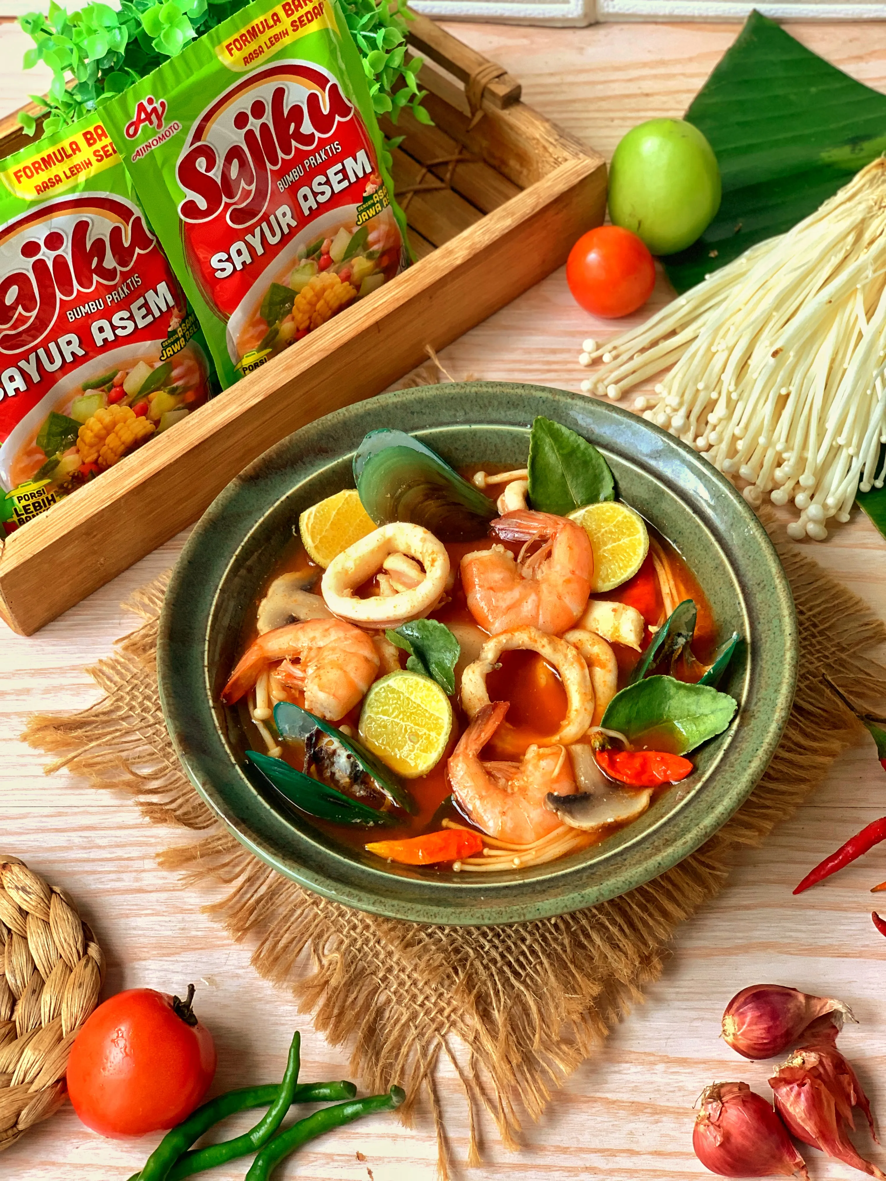 Sajiku Sayur Awesome Tom Yam Soup