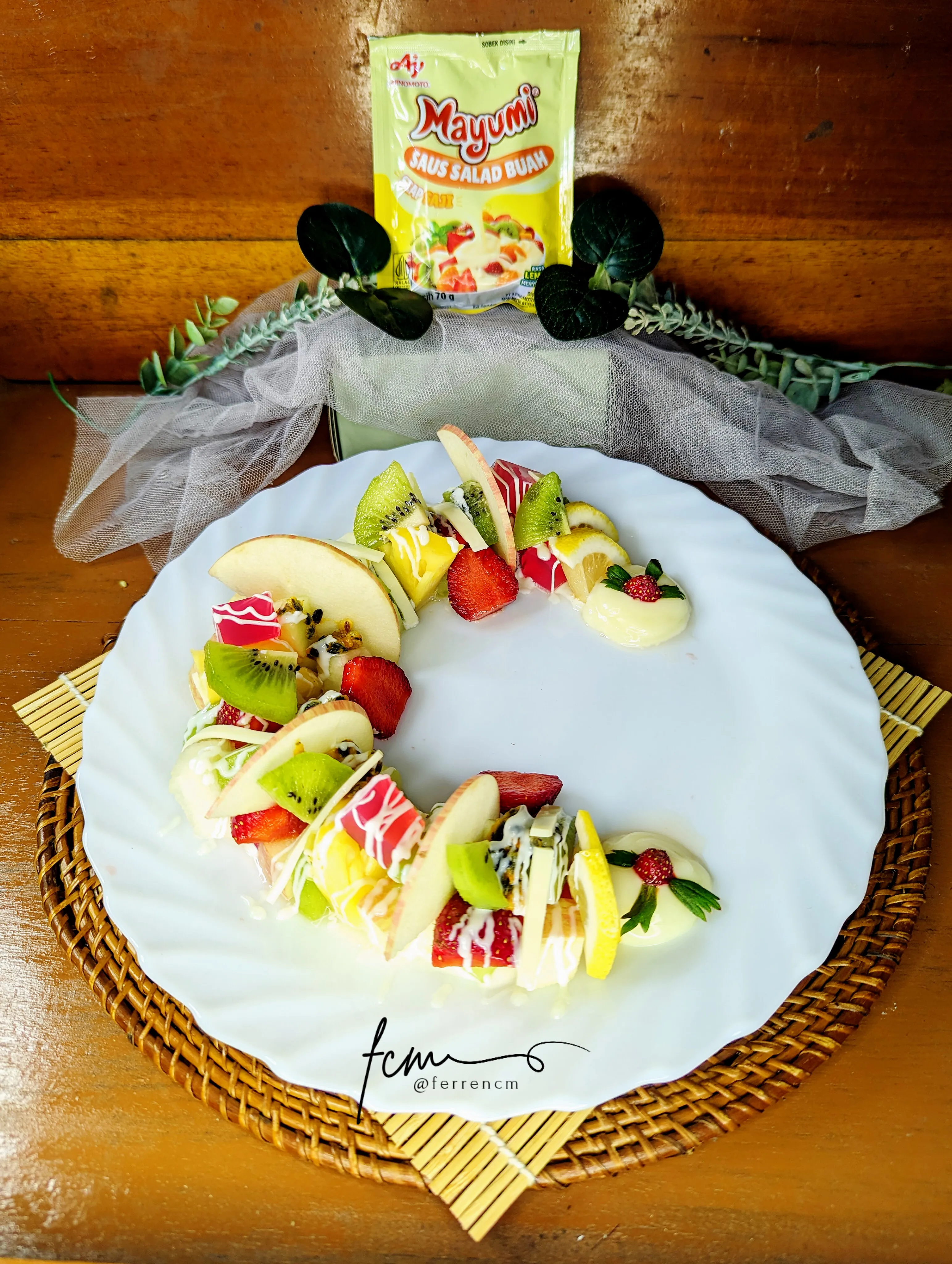 Salad Buah Happy Mayumi ala Mama Abe - Recook Challenge