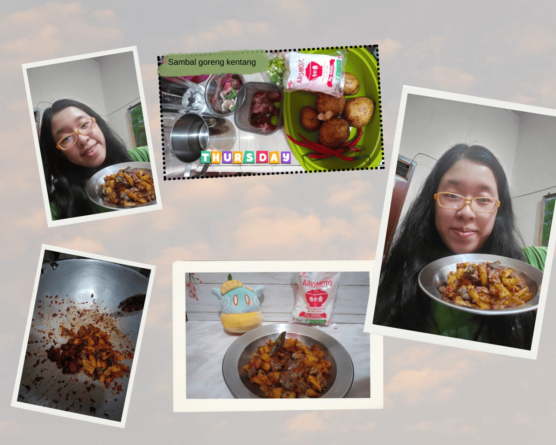 cerita saat mau masak Sambal goreng kentang ala Ajinomoto #7HariDapurBijak