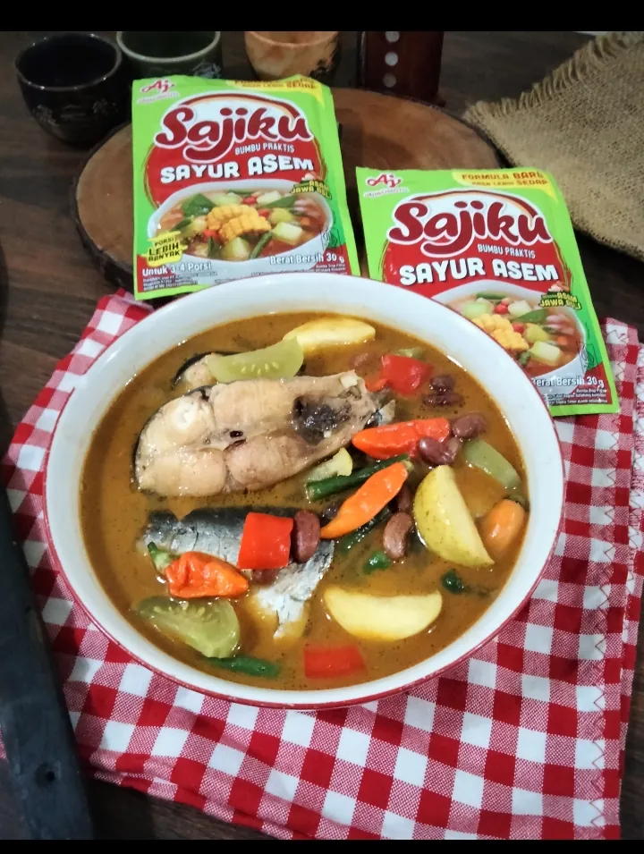 Sayur asem ikan patin apel malang