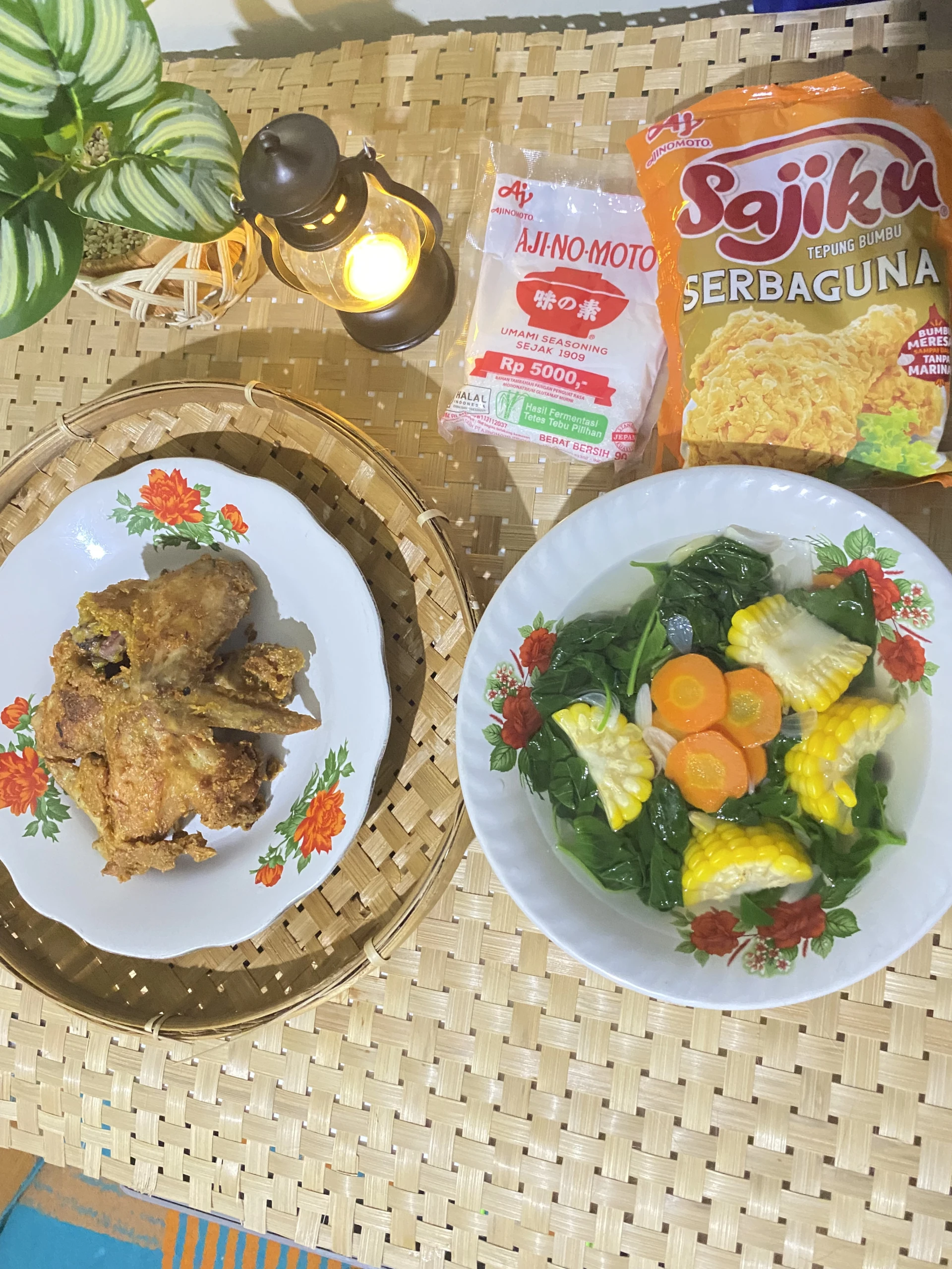 Sayur Bayam ala Ajinomoto