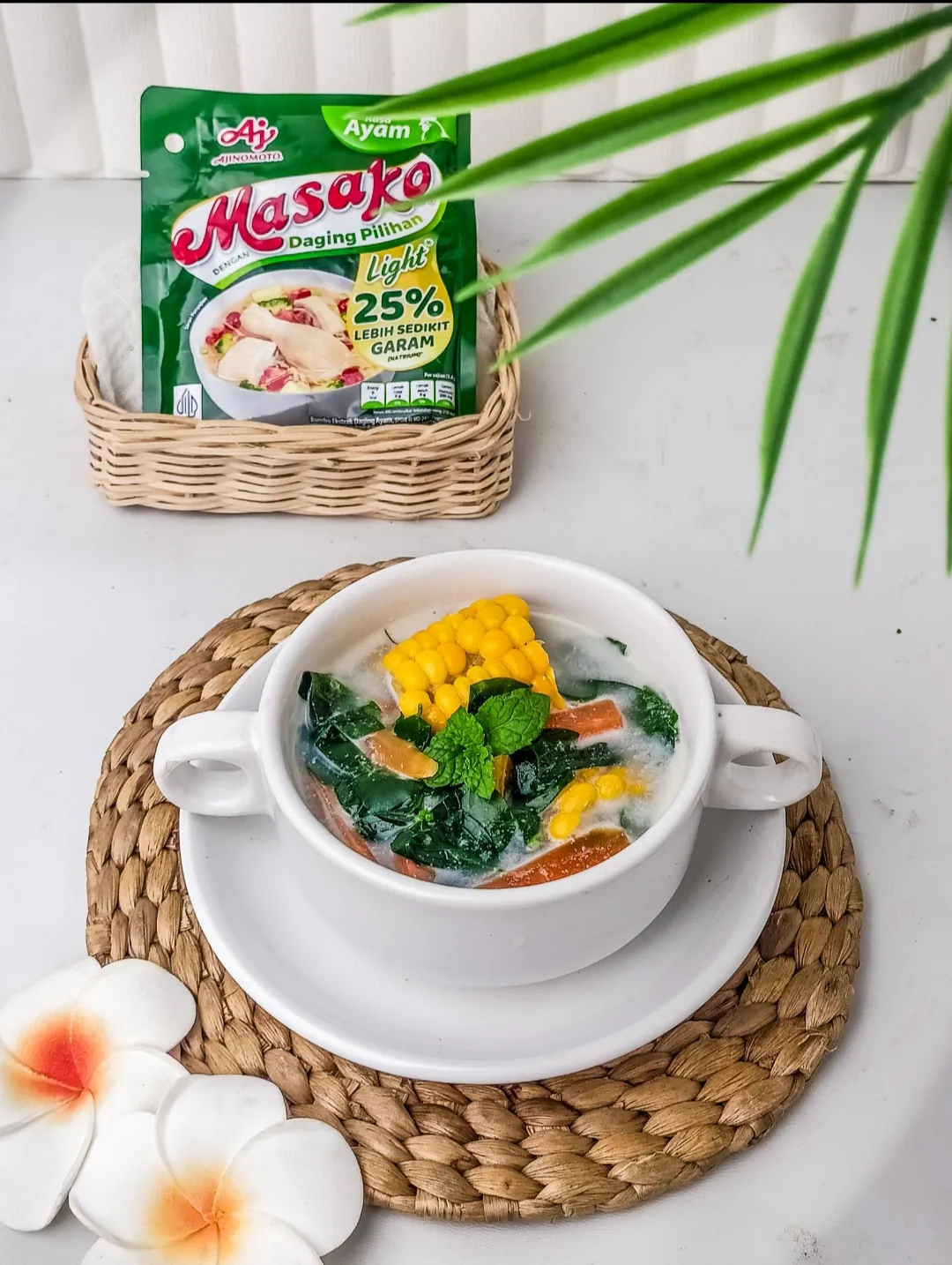 SAYUR BOBOR DAUN KATUK MASAKO LIGHT